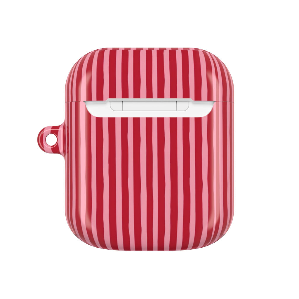 Strawberry Stripes AirPods Case