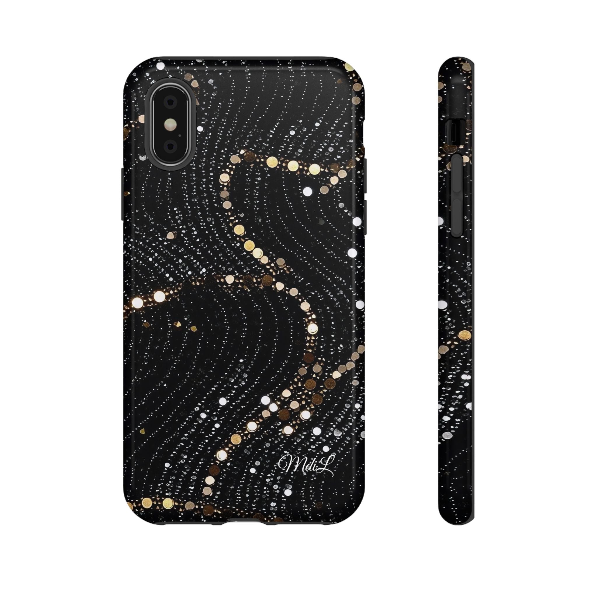 Sequin | Black and Gold - Mare di Luna