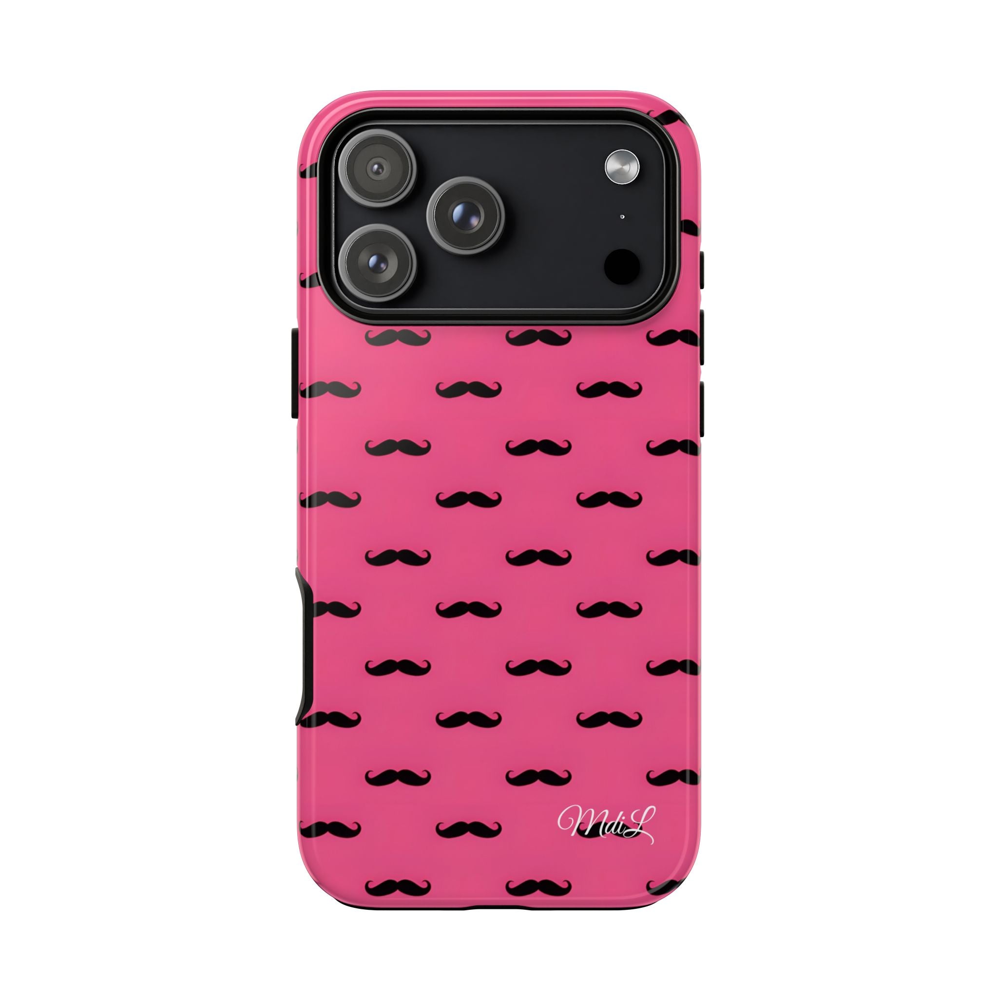 Pink Moustache iPhone Case