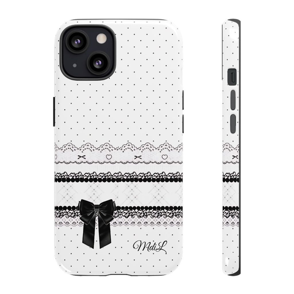 Dotted Lace | Black and White - Mare di Luna