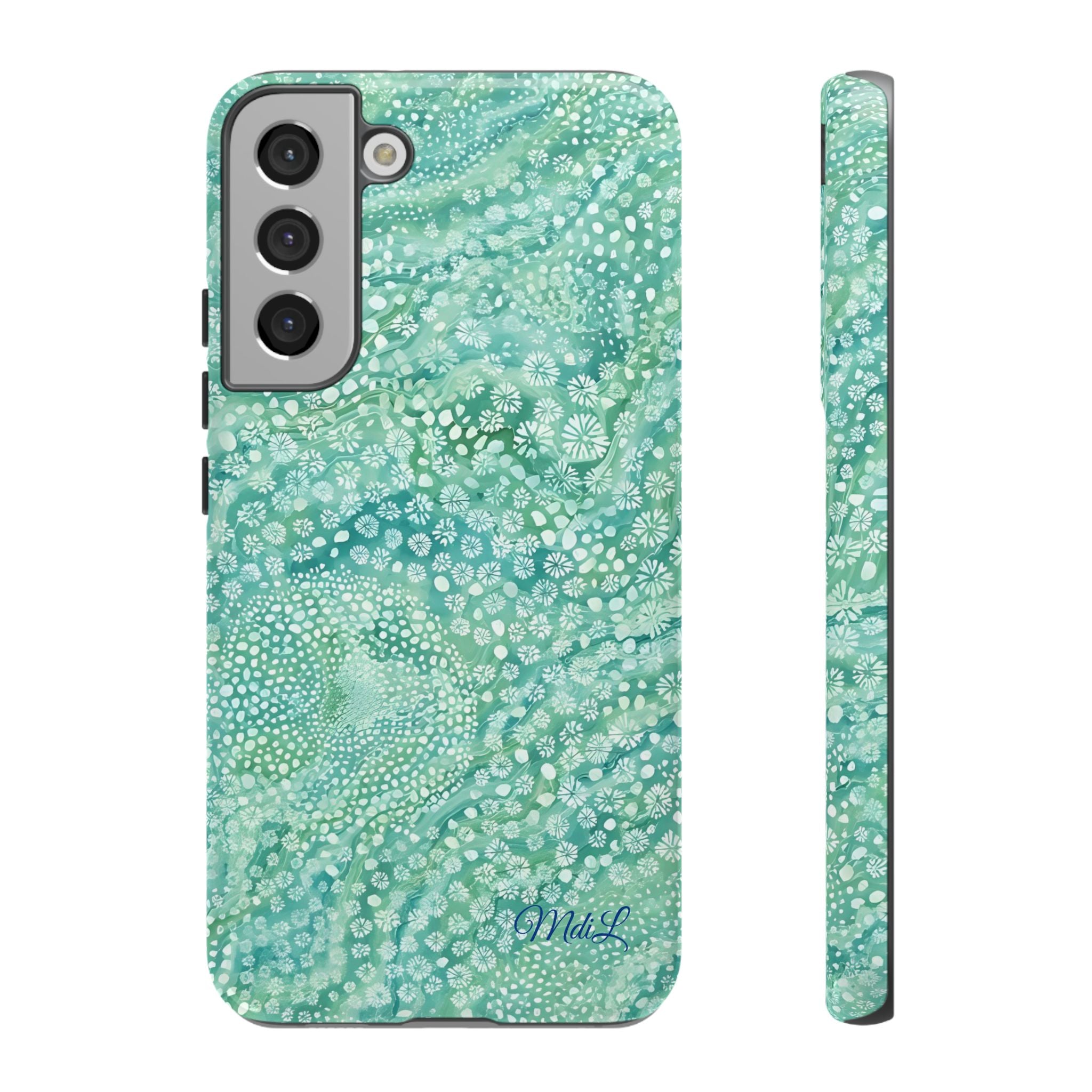 Teal Florals