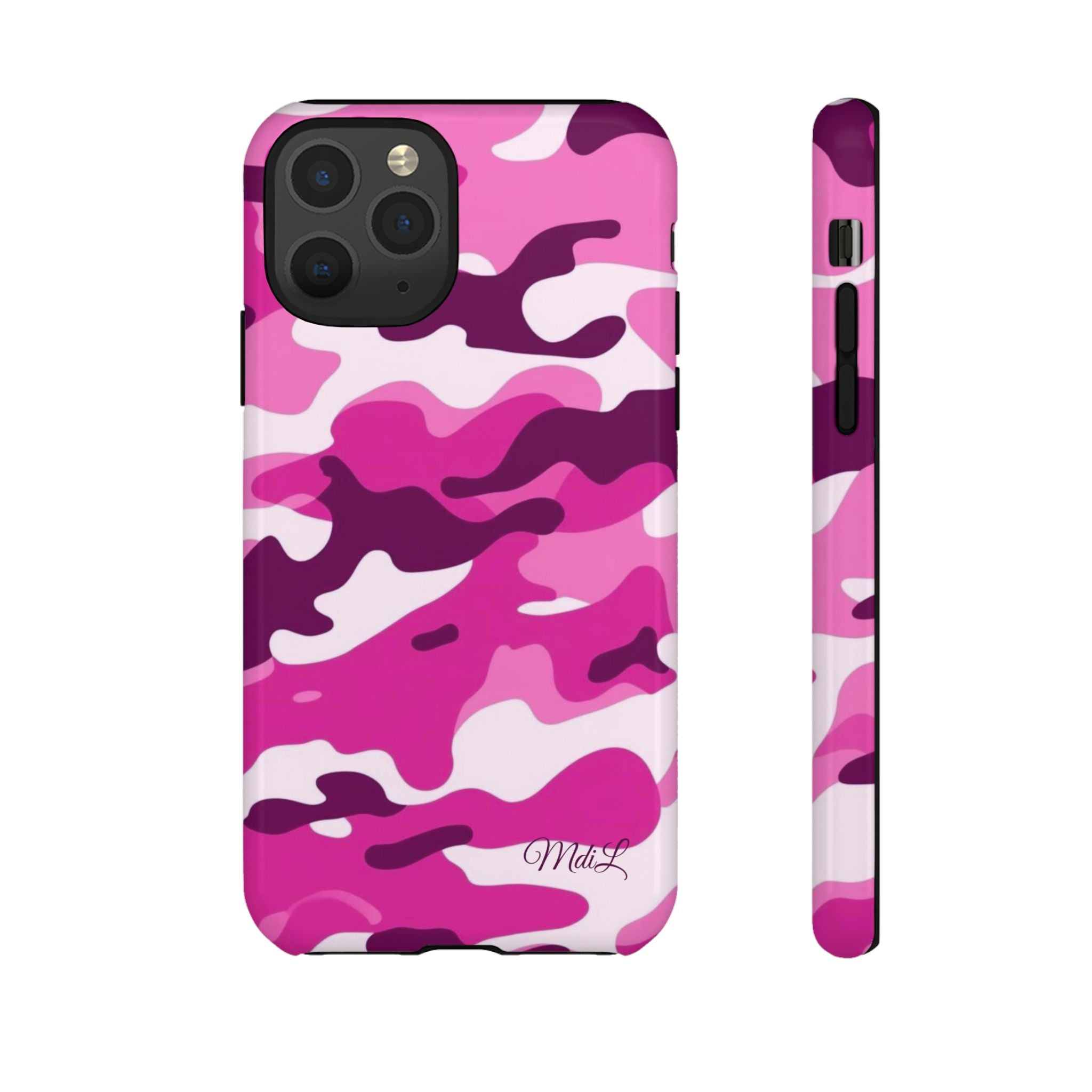 Magenta Camo iPhone Case