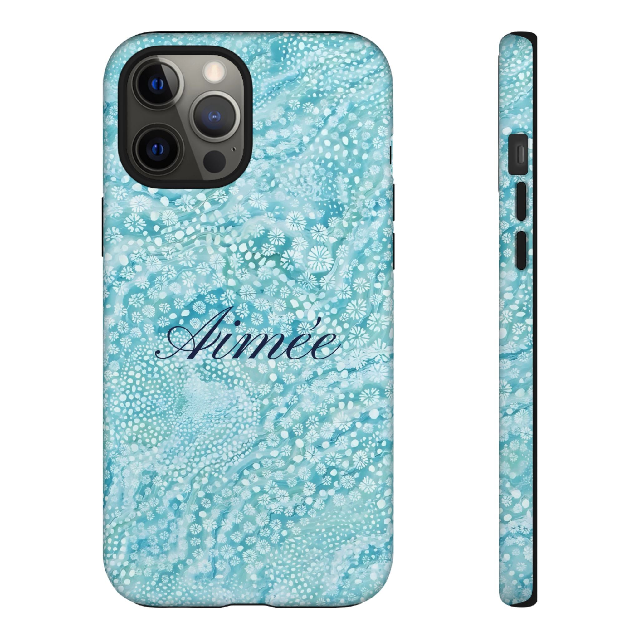Teal Florals Personalized