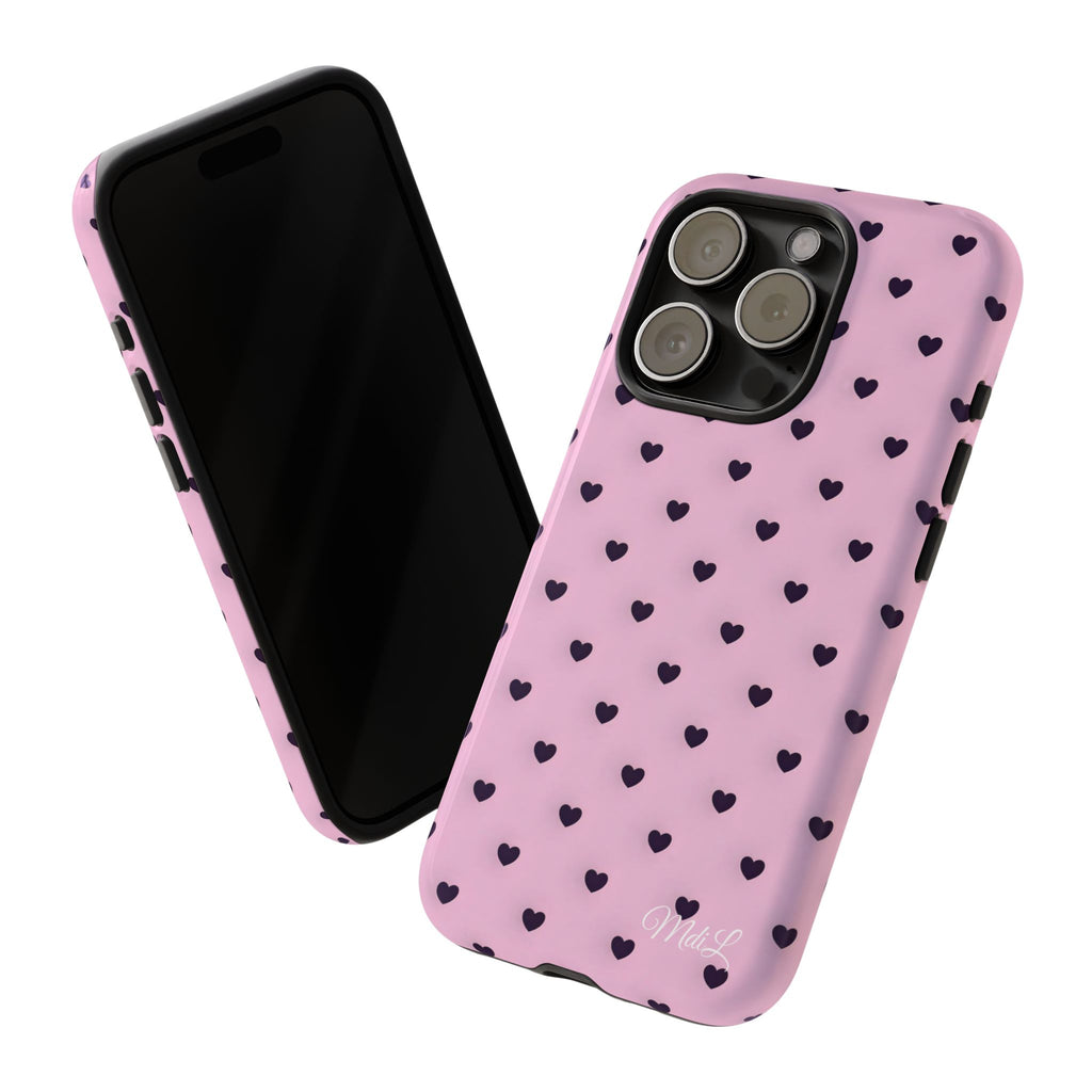 Dotted Hearts | Pink - Mare di Luna