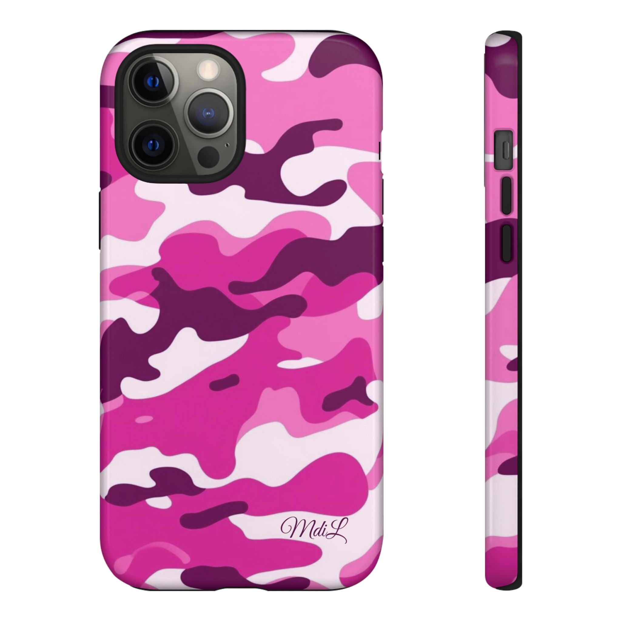 Magenta Camo iPhone Case