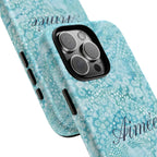 Teal Florals Personalized