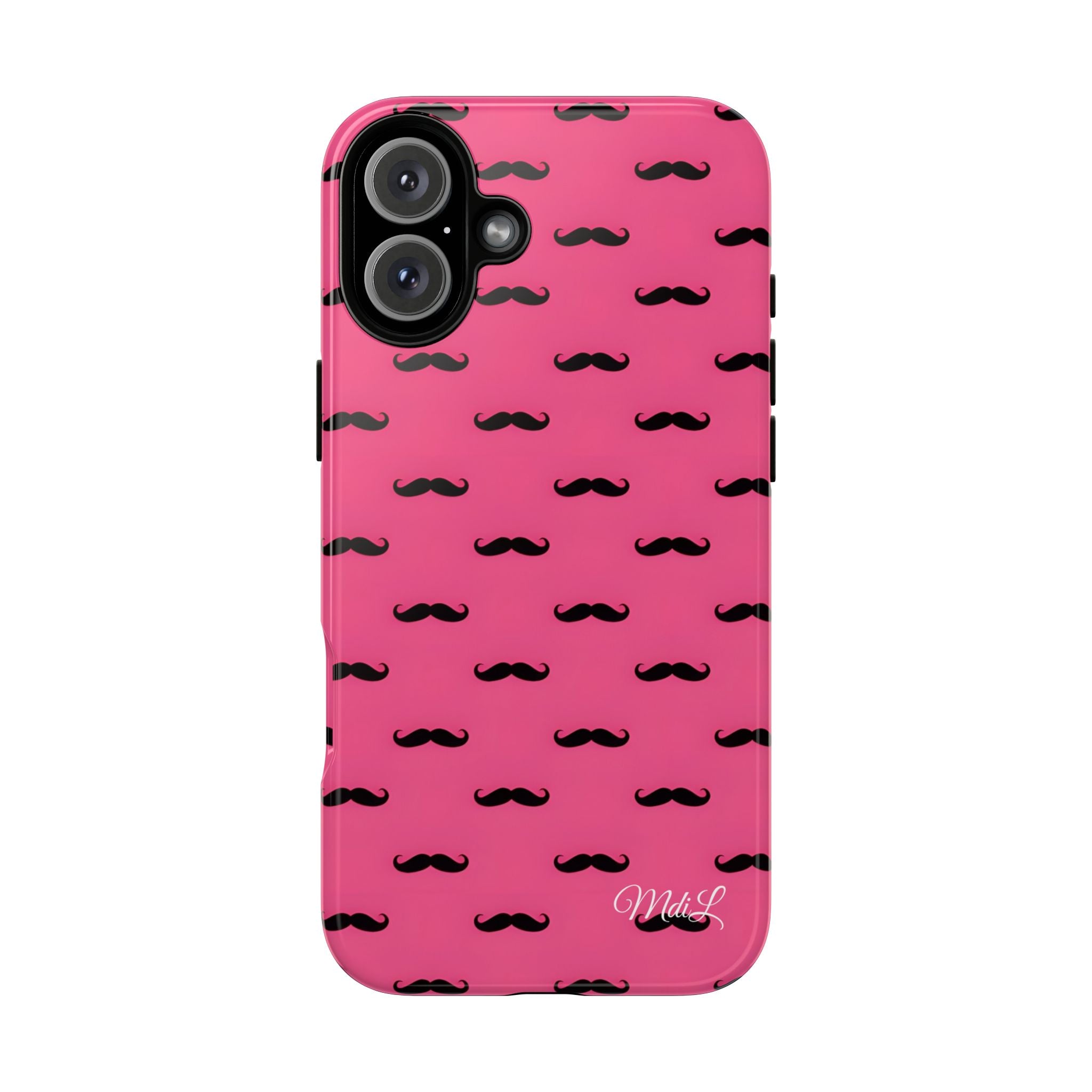 Pink Moustache iPhone Case