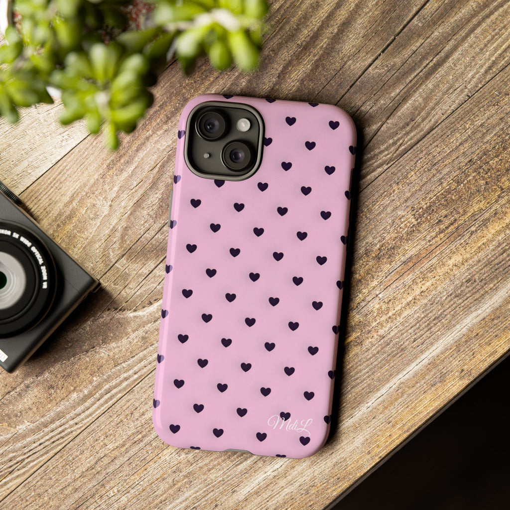 Dotted Hearts | Pink - Mare di Luna
