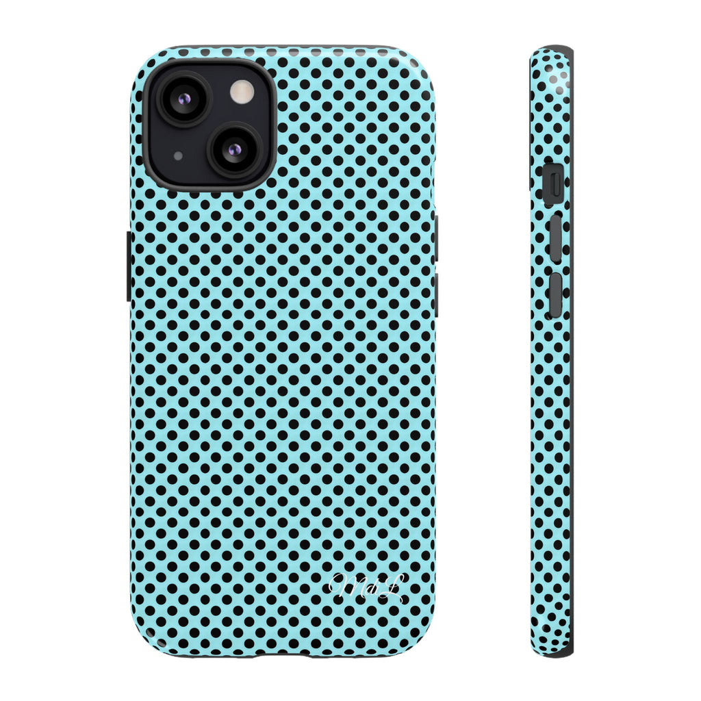 Polka Dots | Black and Blue - Mare di Luna