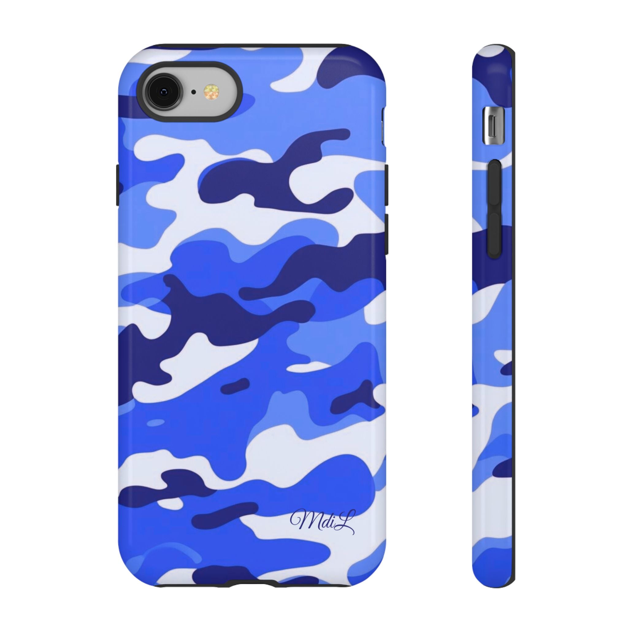 Blue Camo iPhone Case