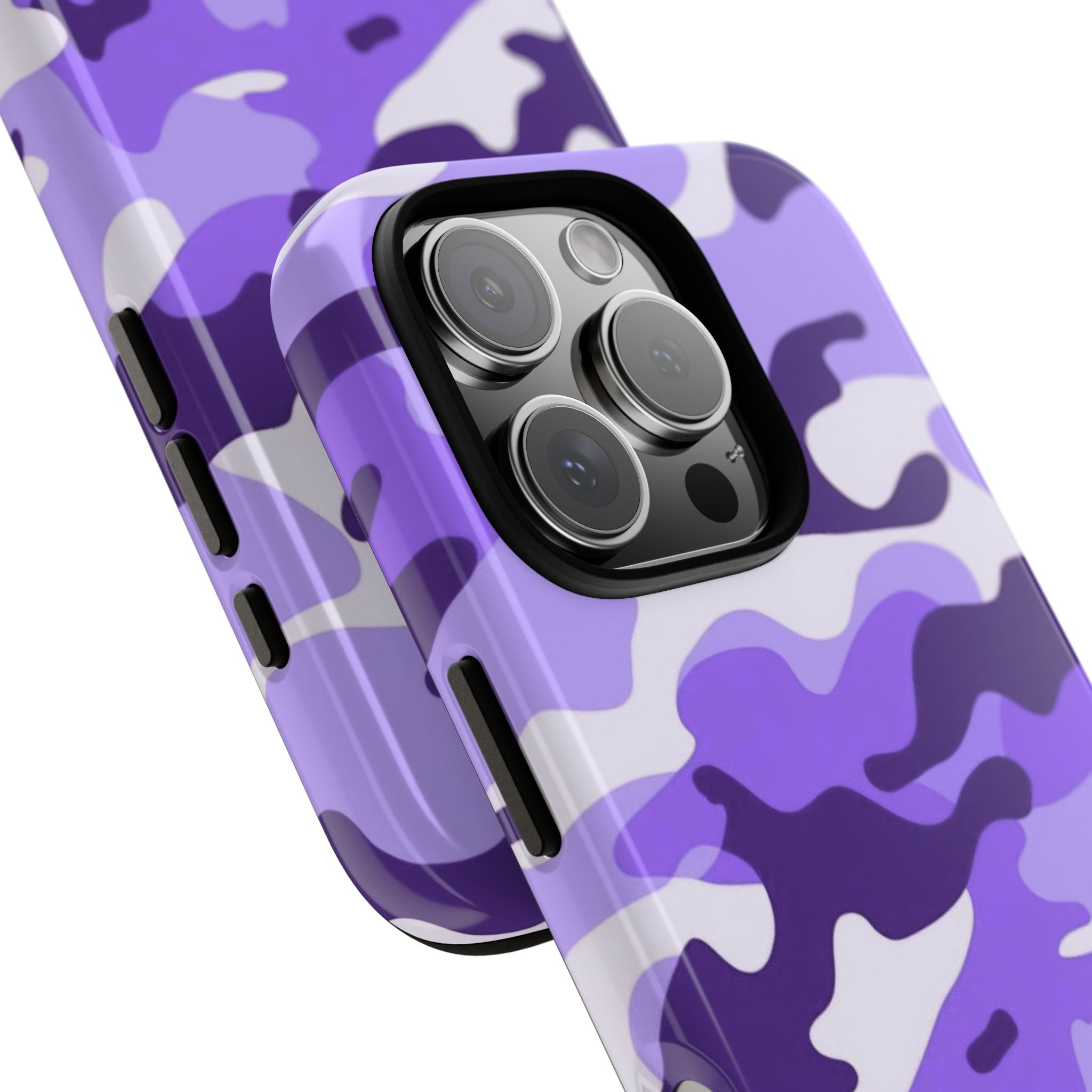 Purple Camo iPhone Case