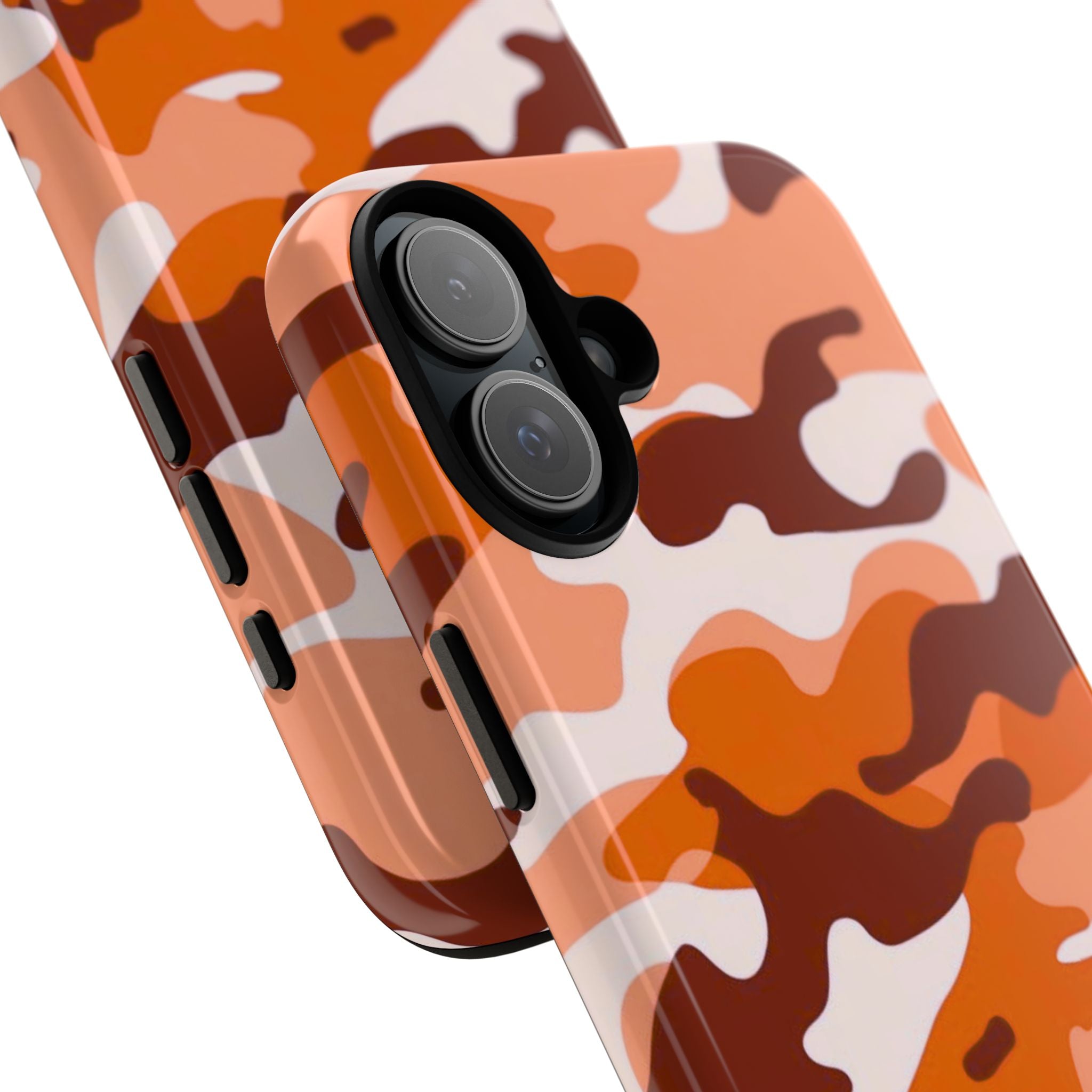 Orange Camo iPhone Case