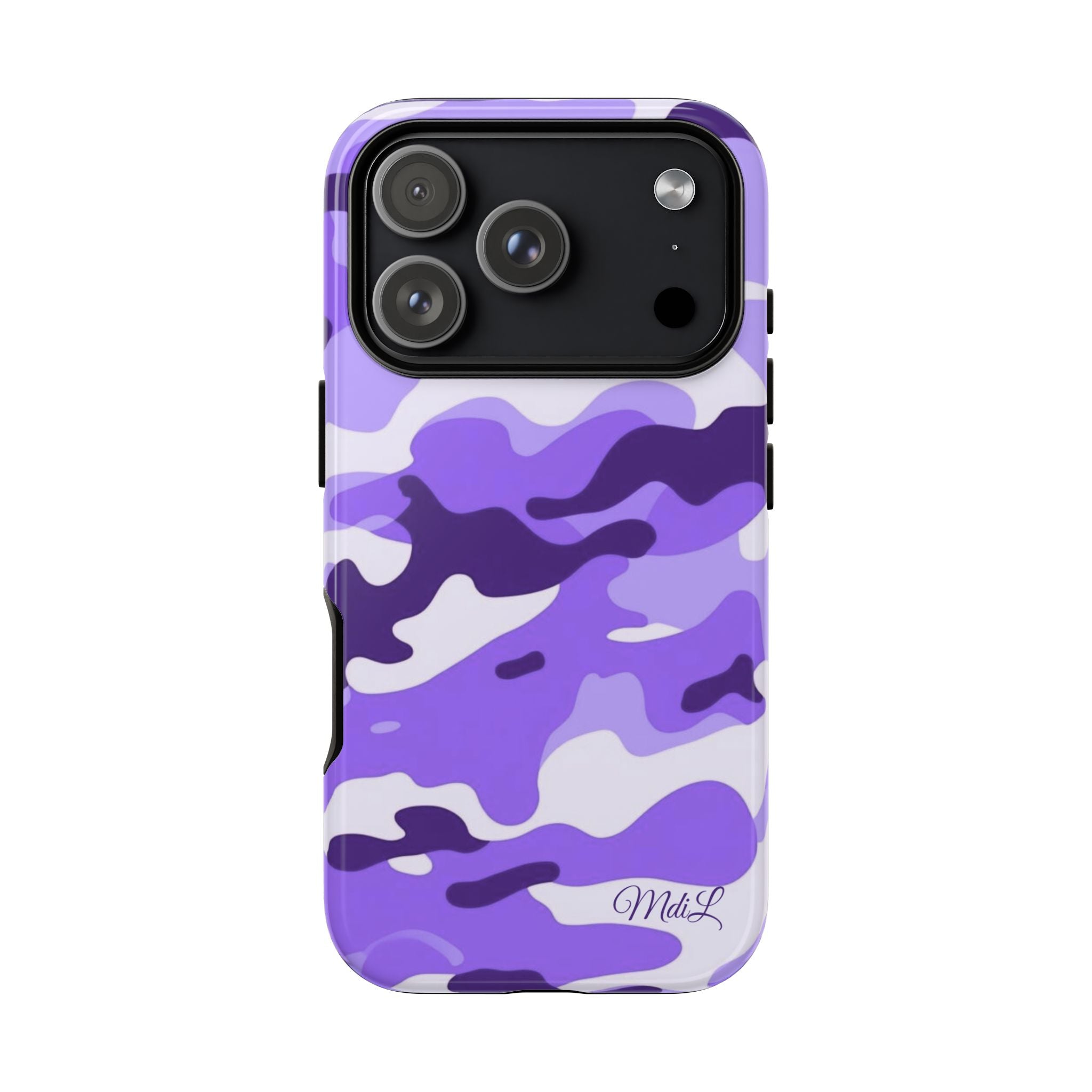 Purple Camo iPhone Case