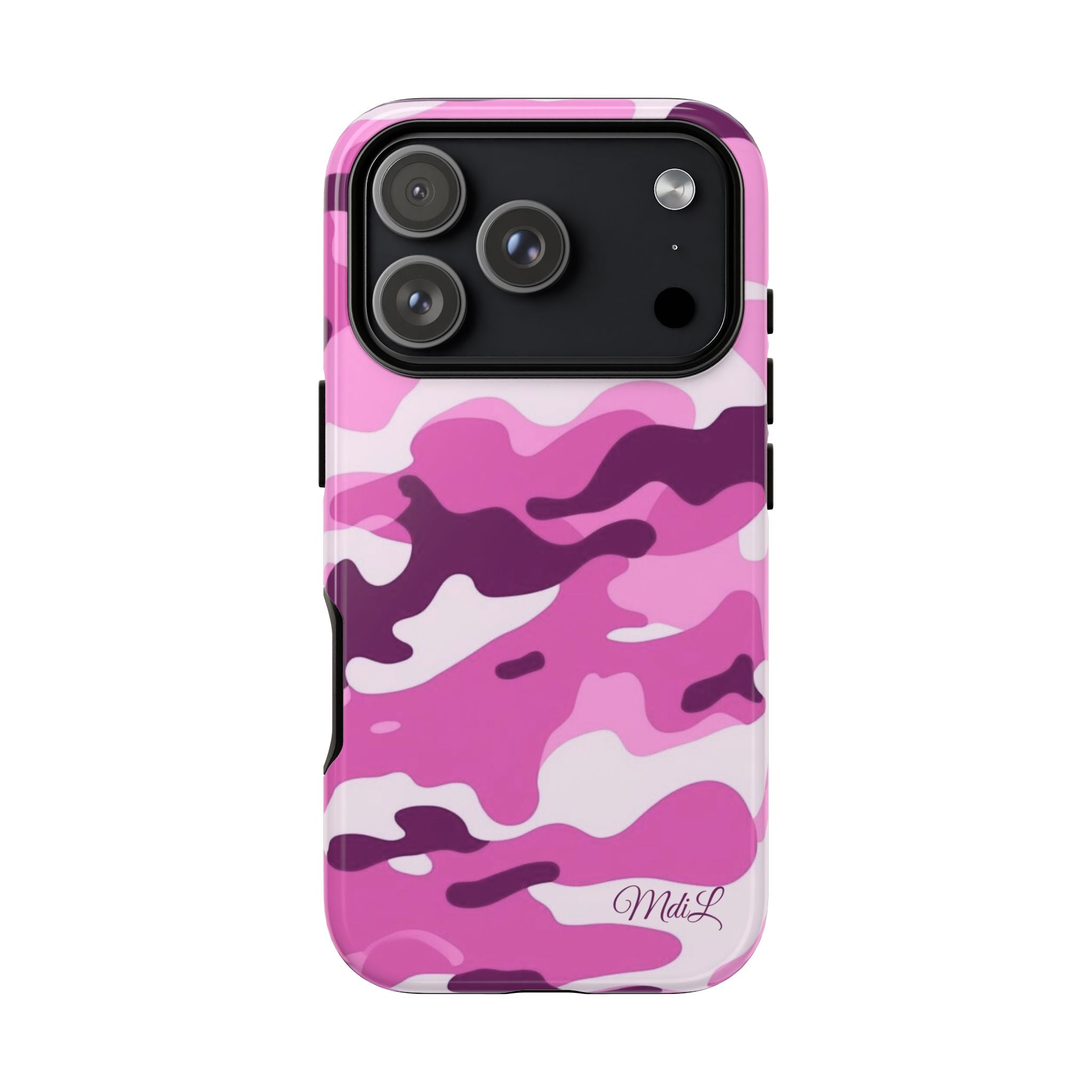 Fuschia Camo iPhone Case