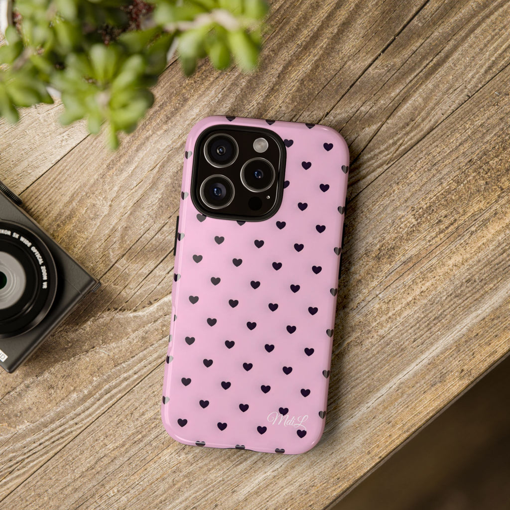 Dotted Hearts | Pink - Mare di Luna