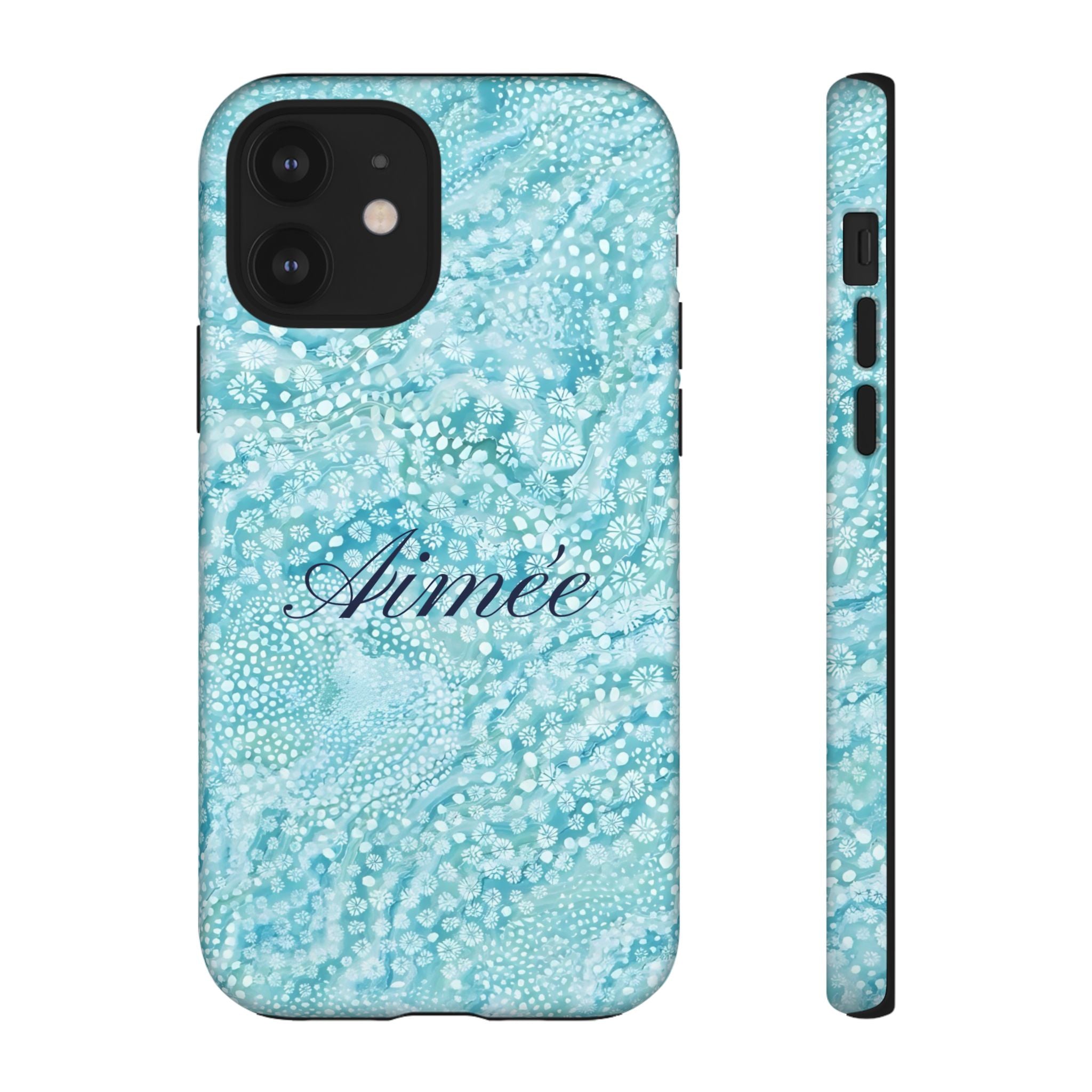 Teal Florals Personalized