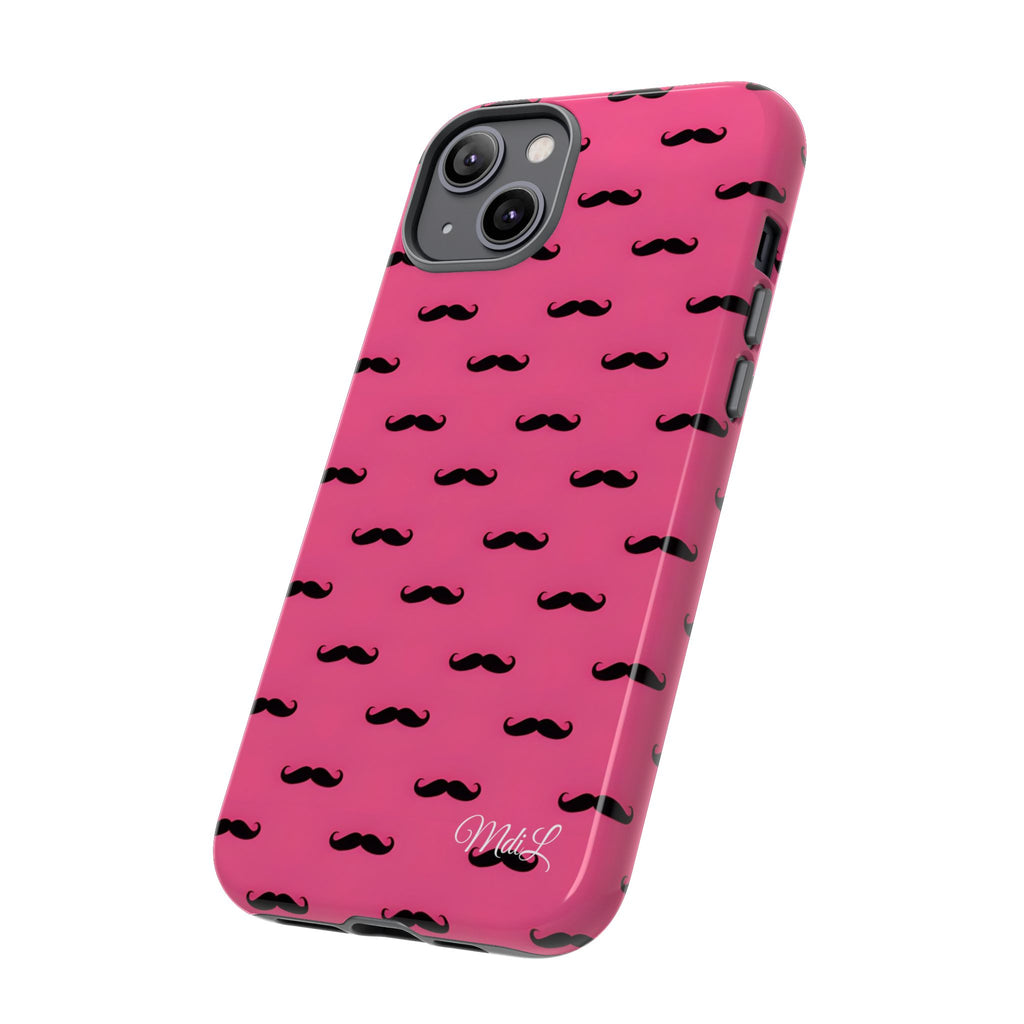 Pink Moustache iPhone Case
