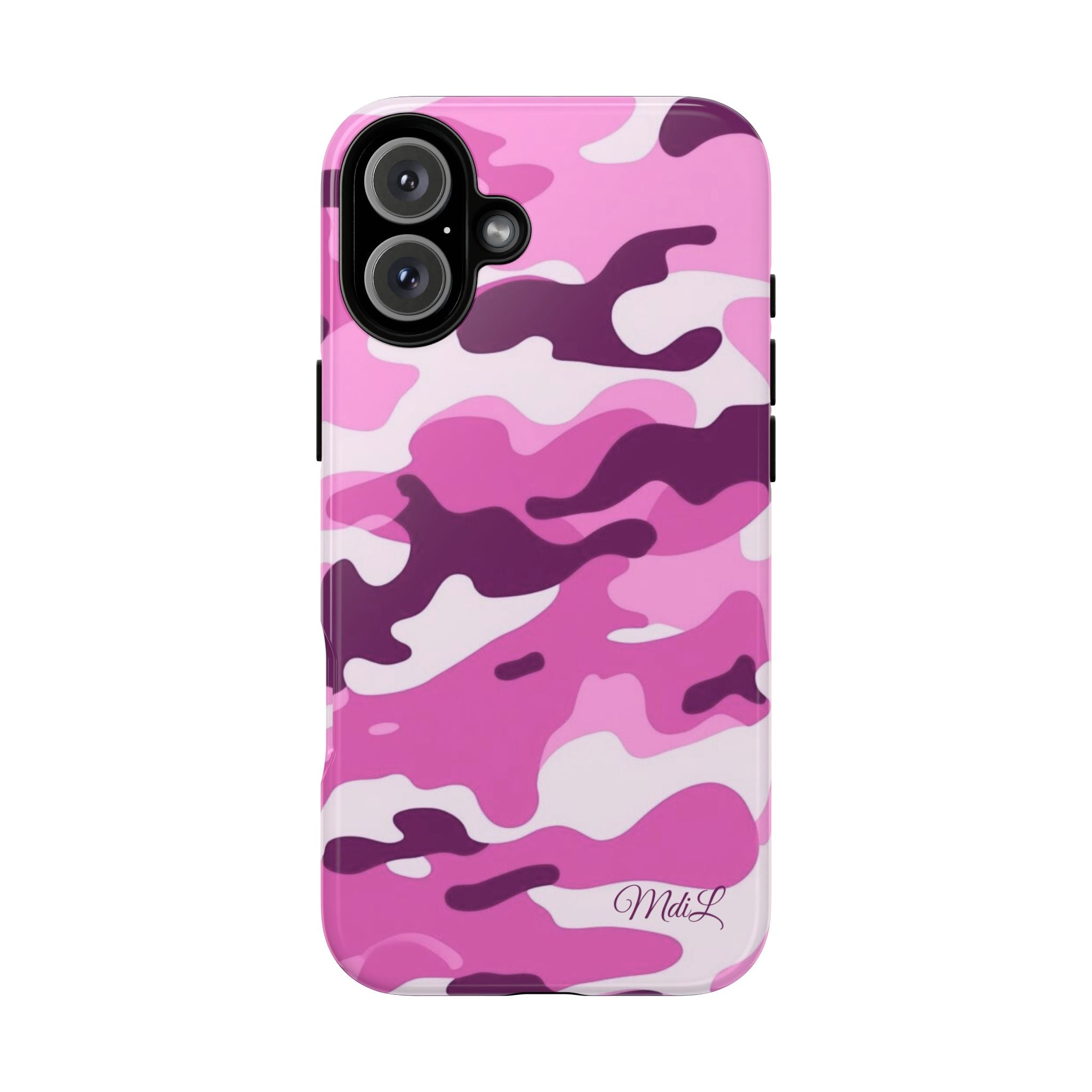 Fuschia Camo iPhone Case