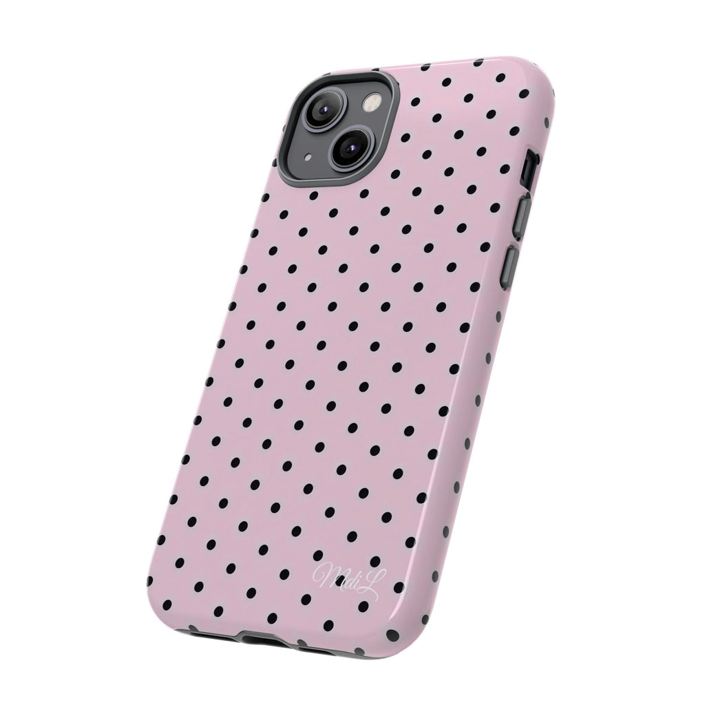 Polka Dots | Pink and Black - Mare di Luna