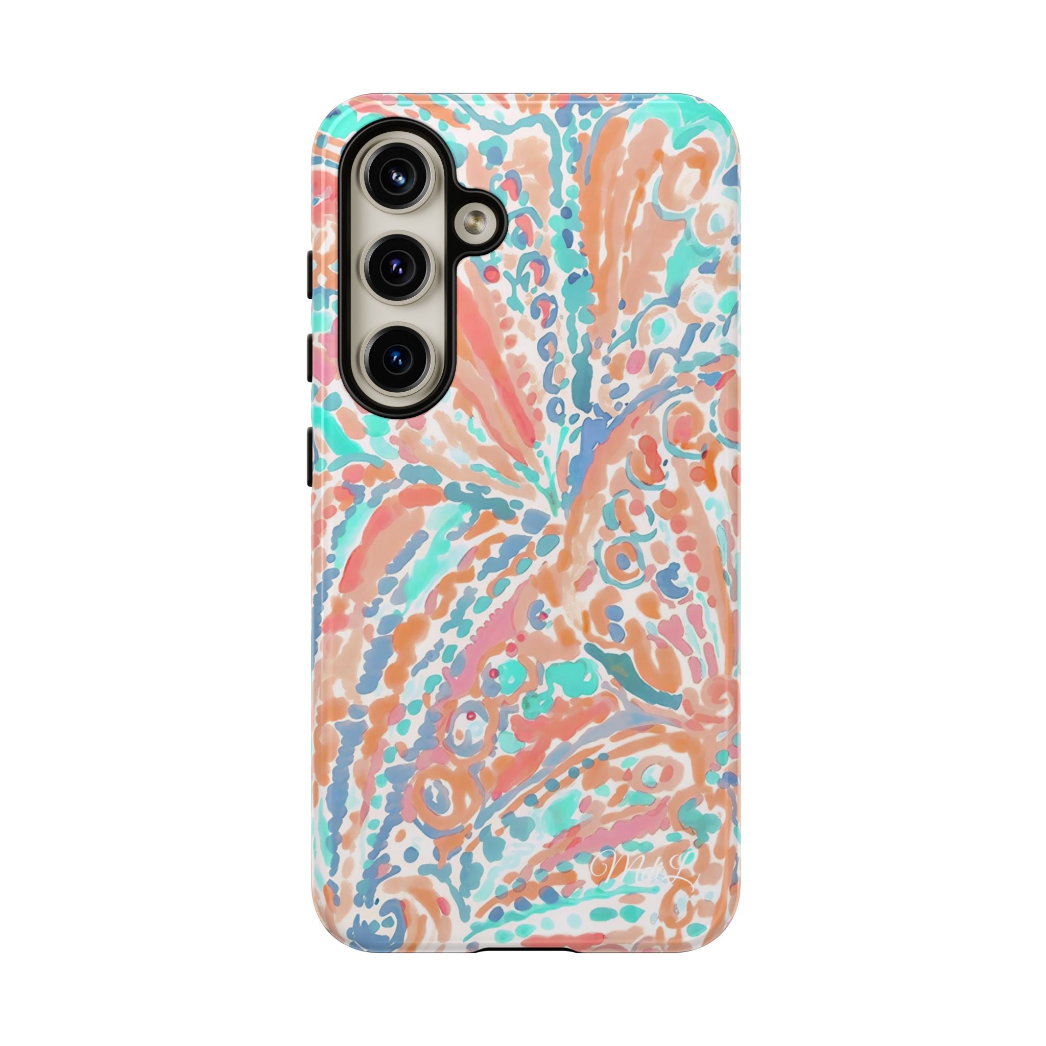 Coral & Teal