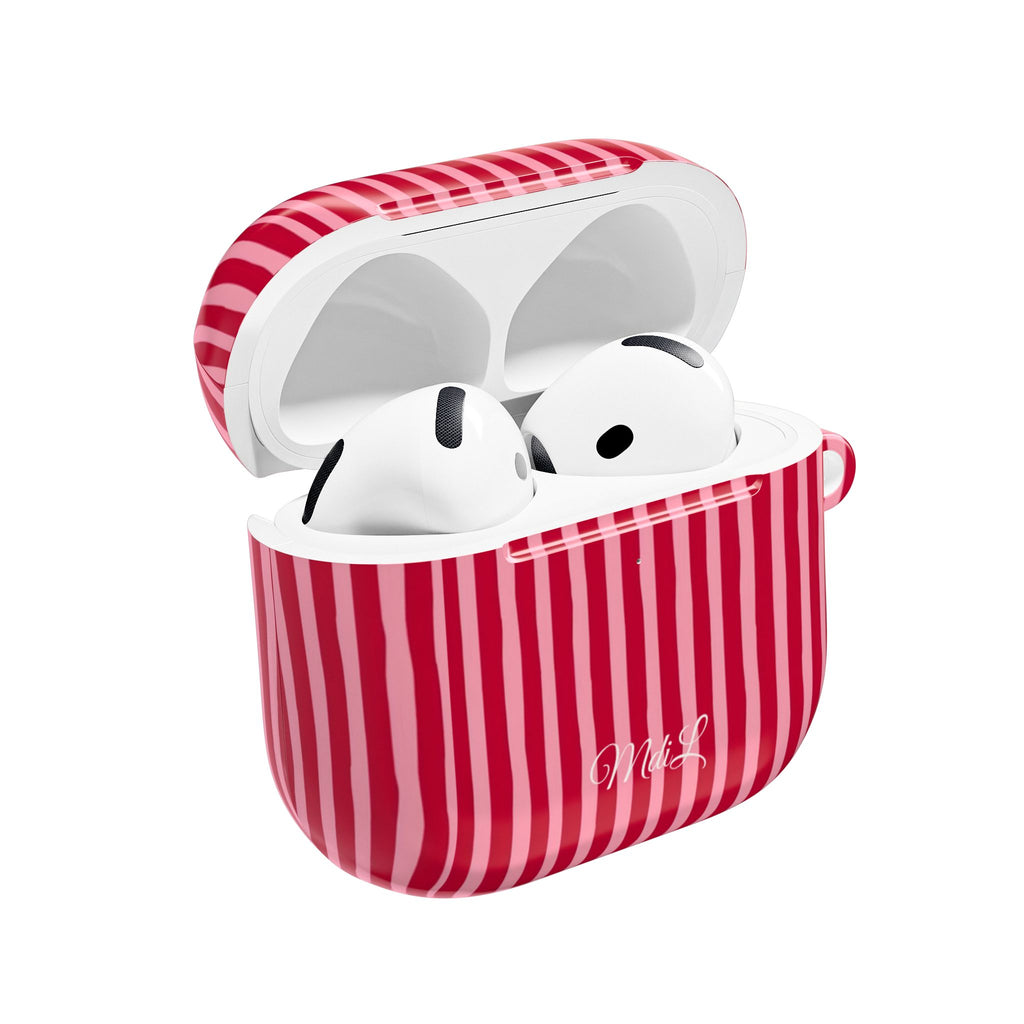 Strawberry Stripes AirPods Case