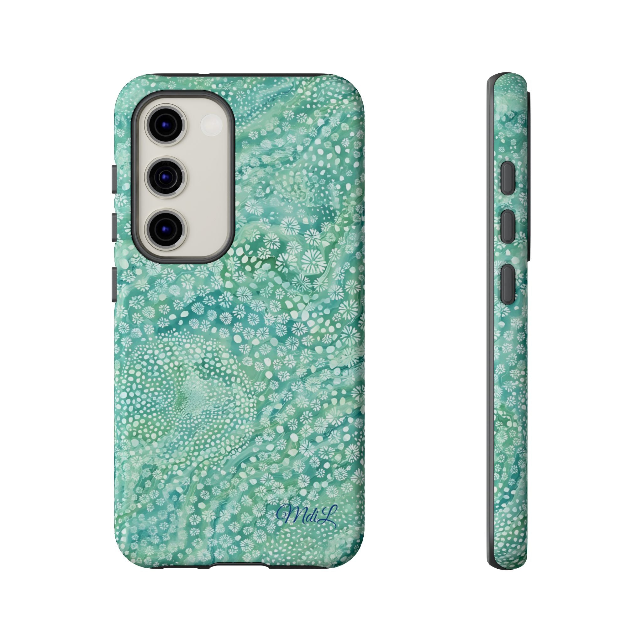 Teal Florals