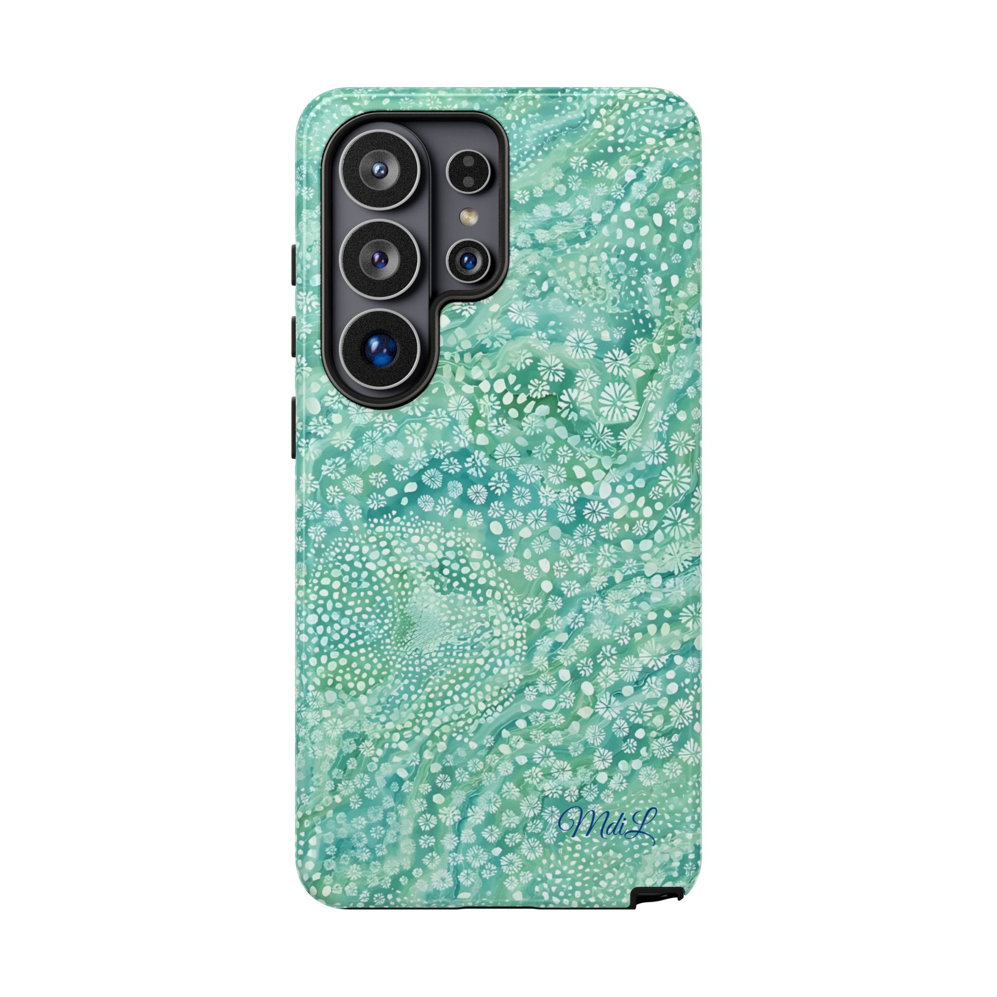 Teal Florals