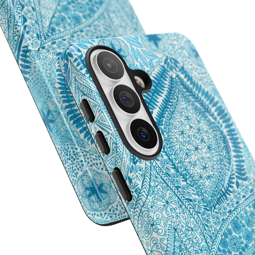 Teal Paisley