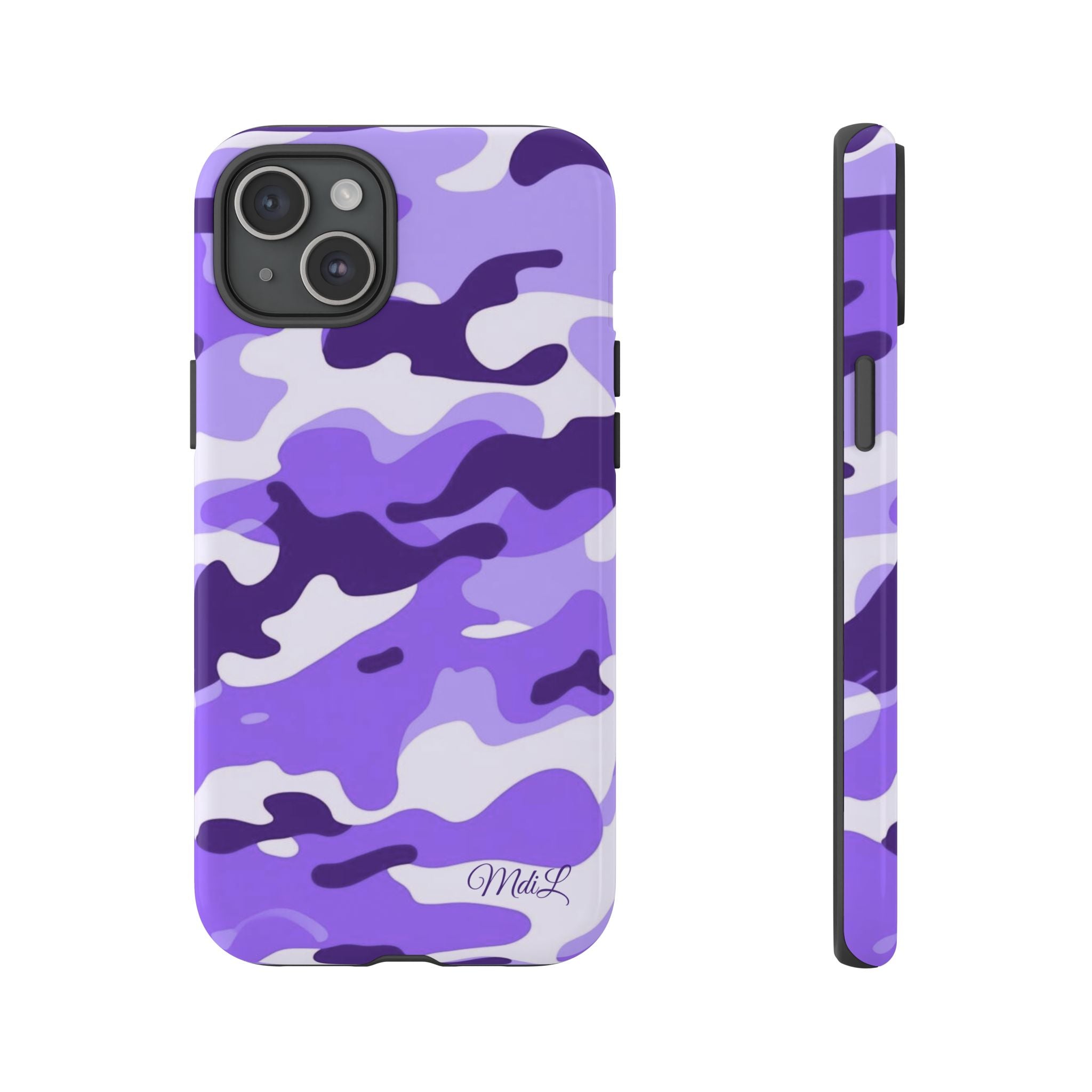 Purple Camo iPhone Case