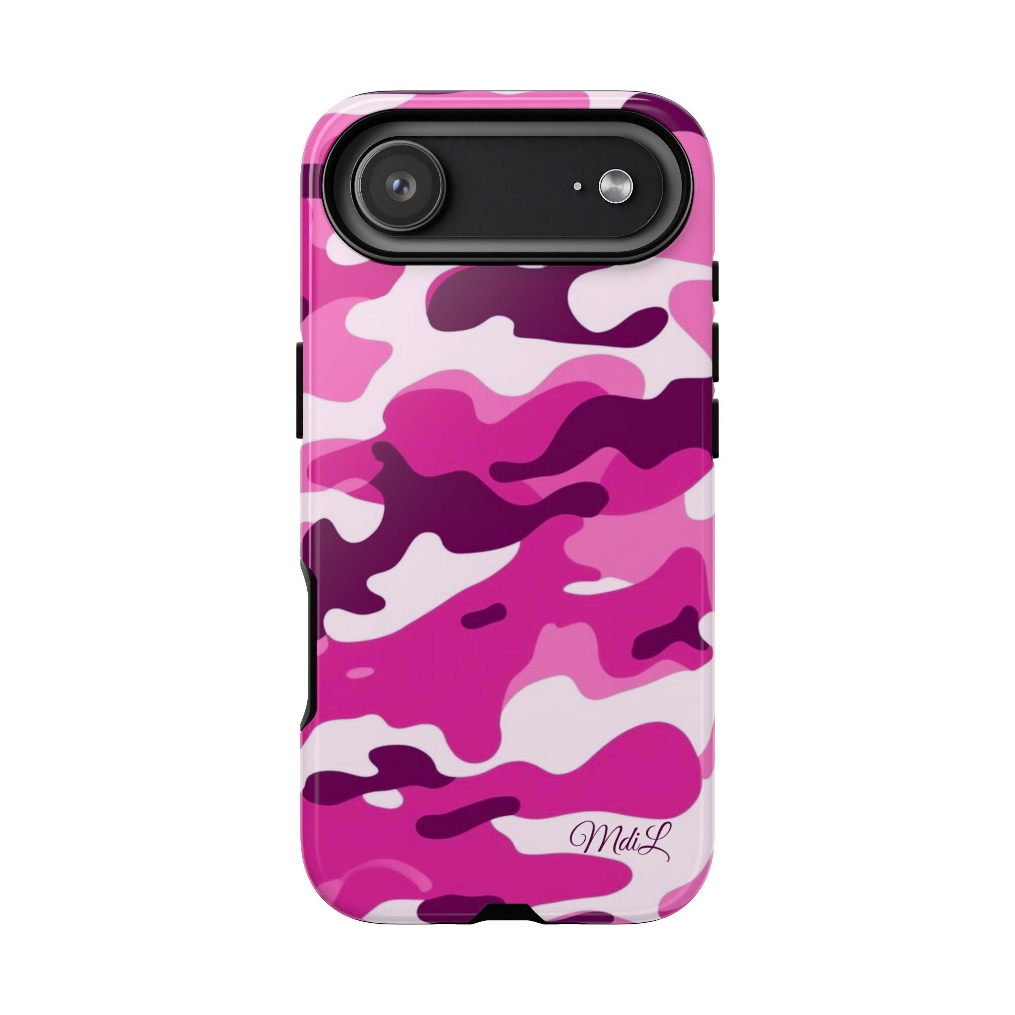 Magenta Camo iPhone Case