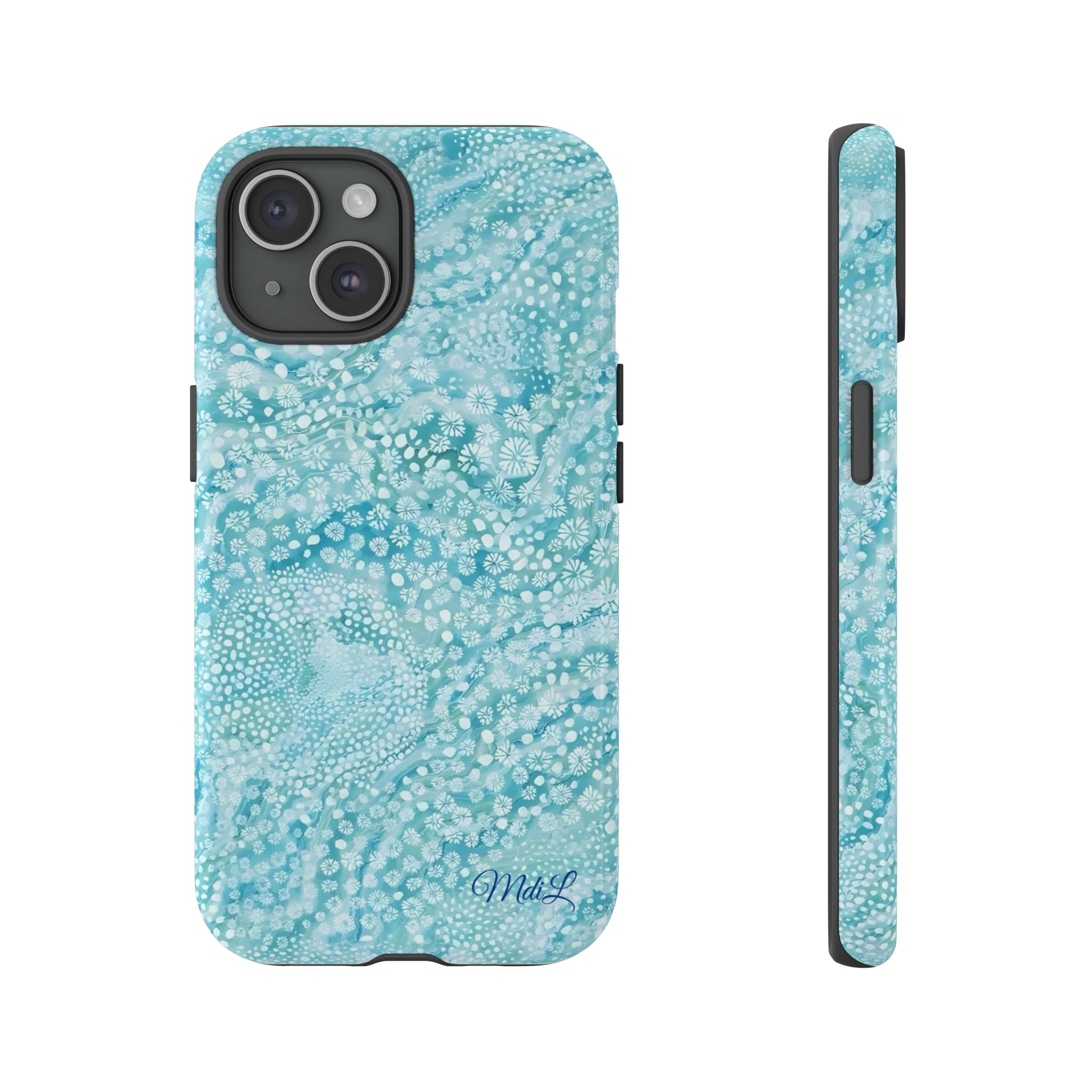 Teal Florals