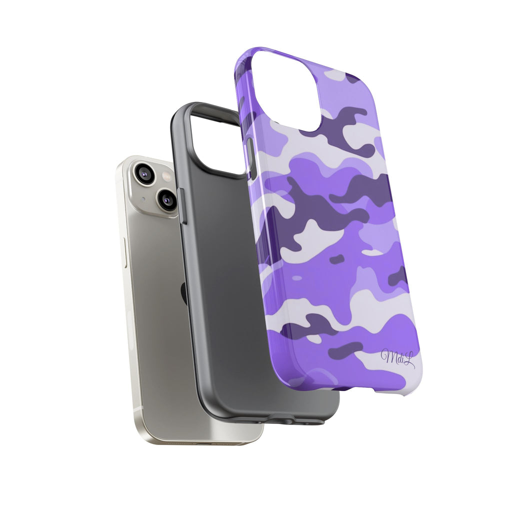 Purple Camo iPhone Case