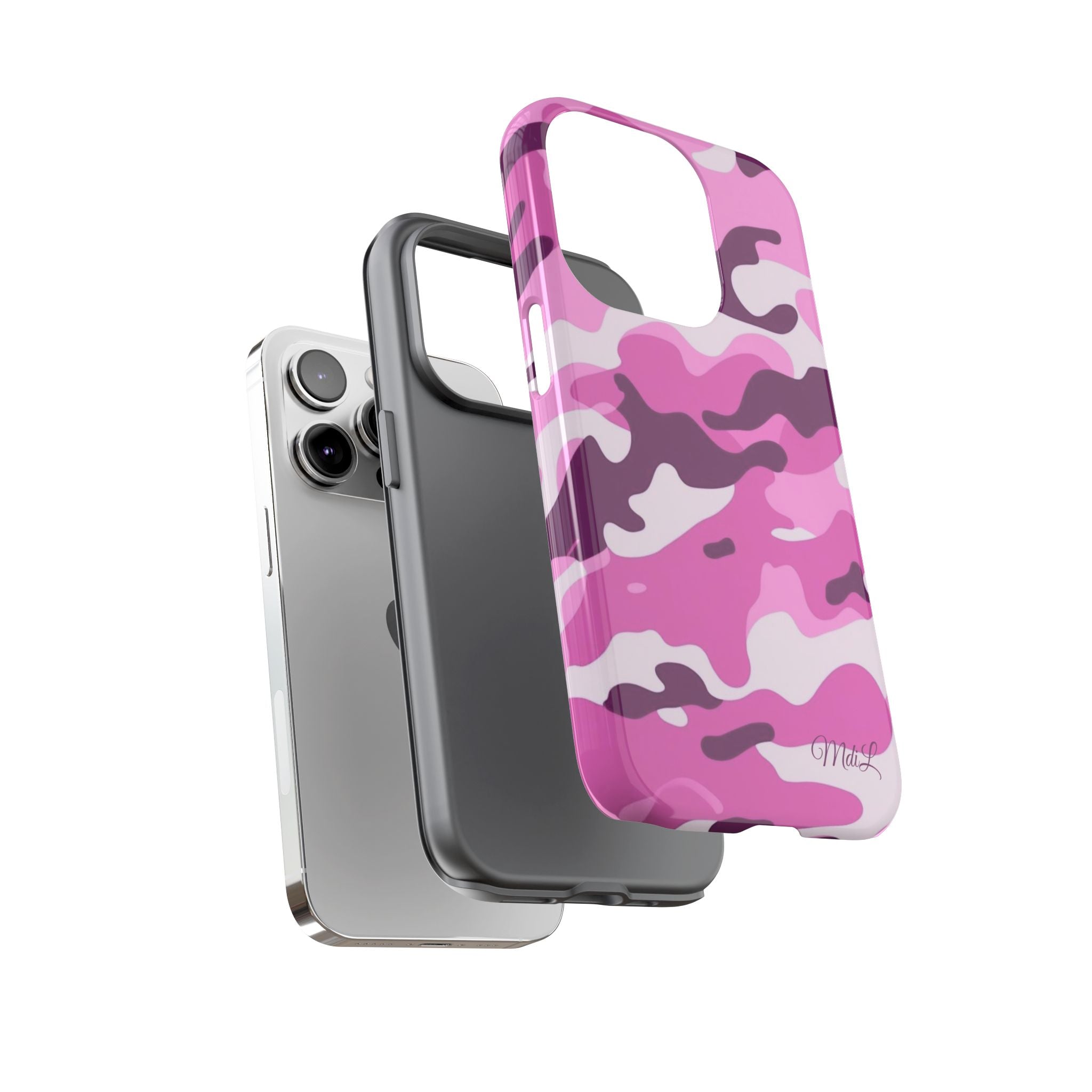 Fuschia Camo iPhone Case