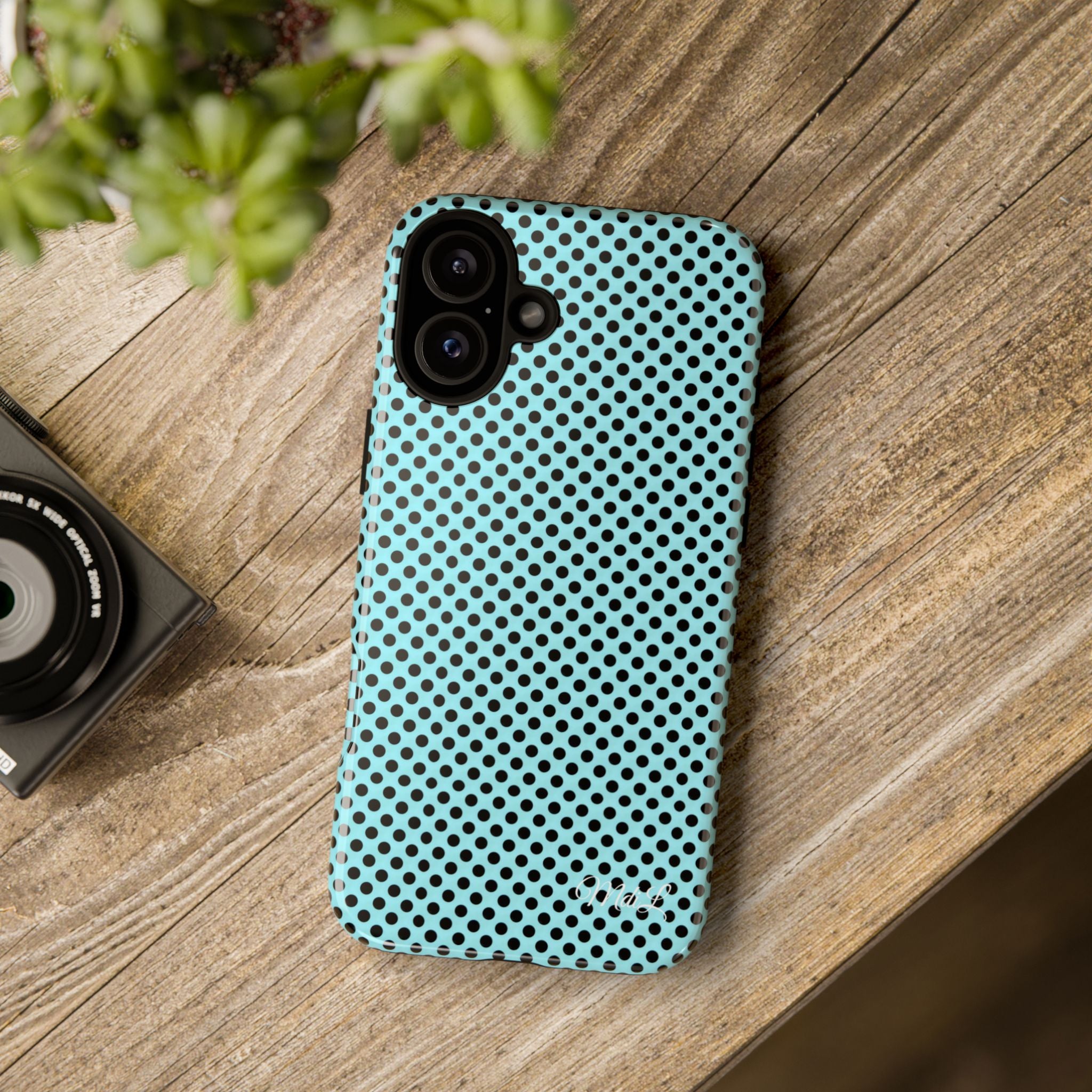 Polka Dots | Black and Blue - Mare di Luna