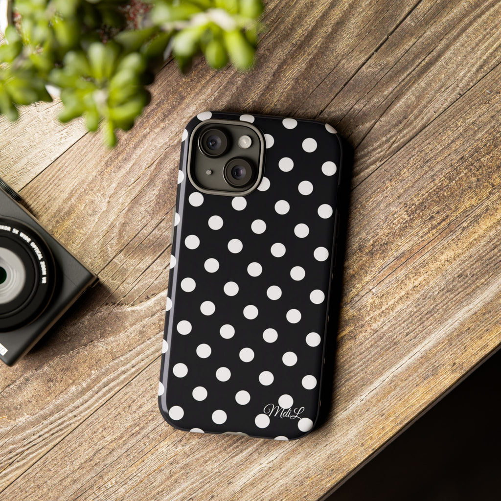 Polka Dots | White and Black - Mare di Luna