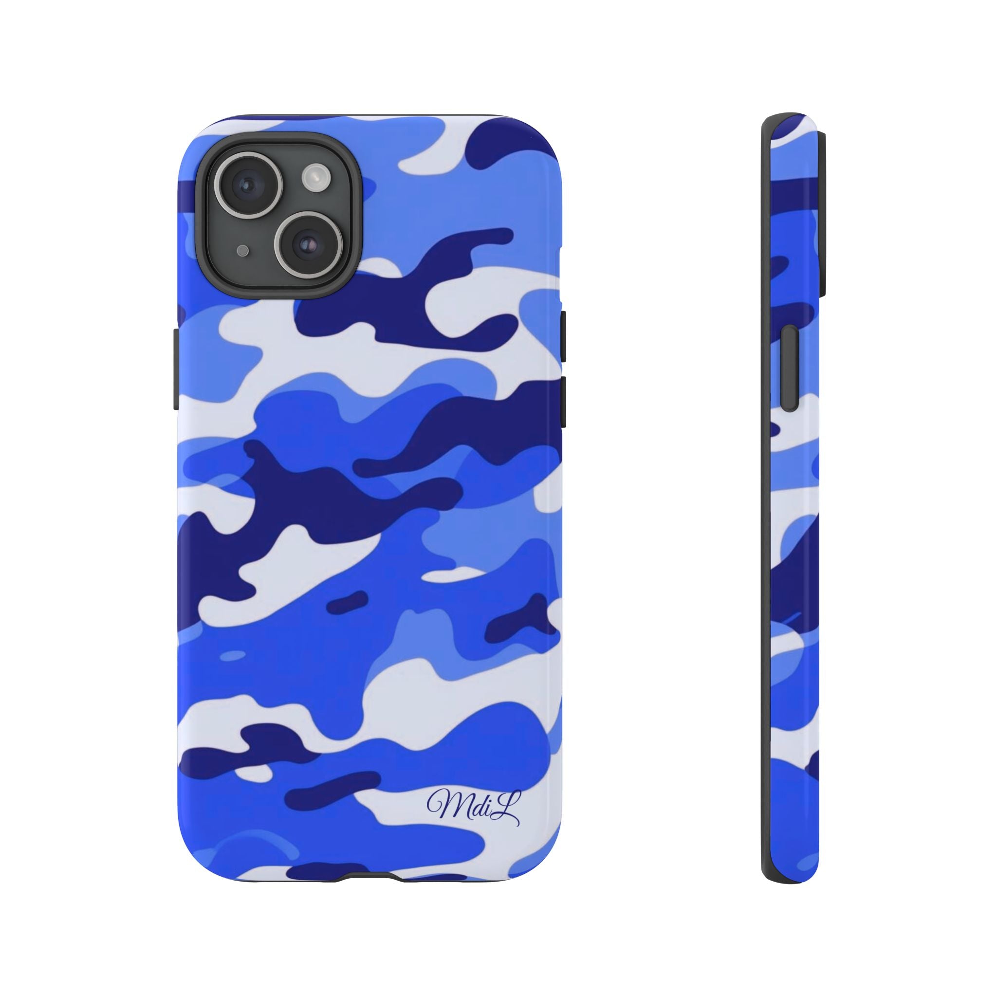 Blue Camo iPhone Case