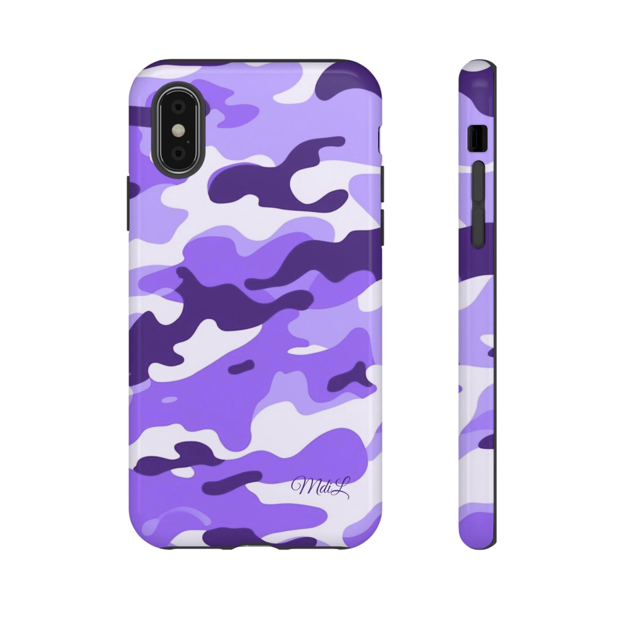 Purple Camo iPhone Case