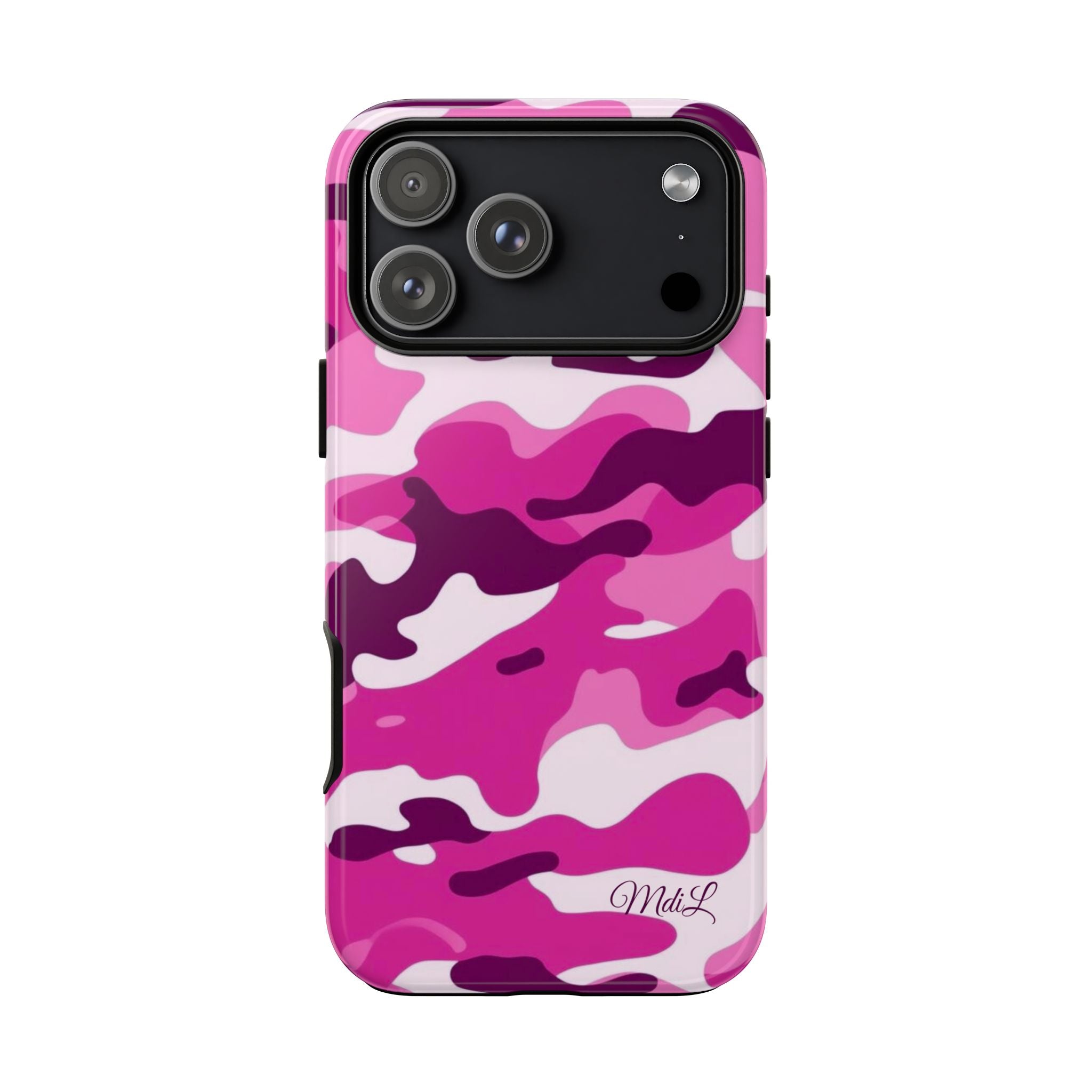 Magenta Camo iPhone Case