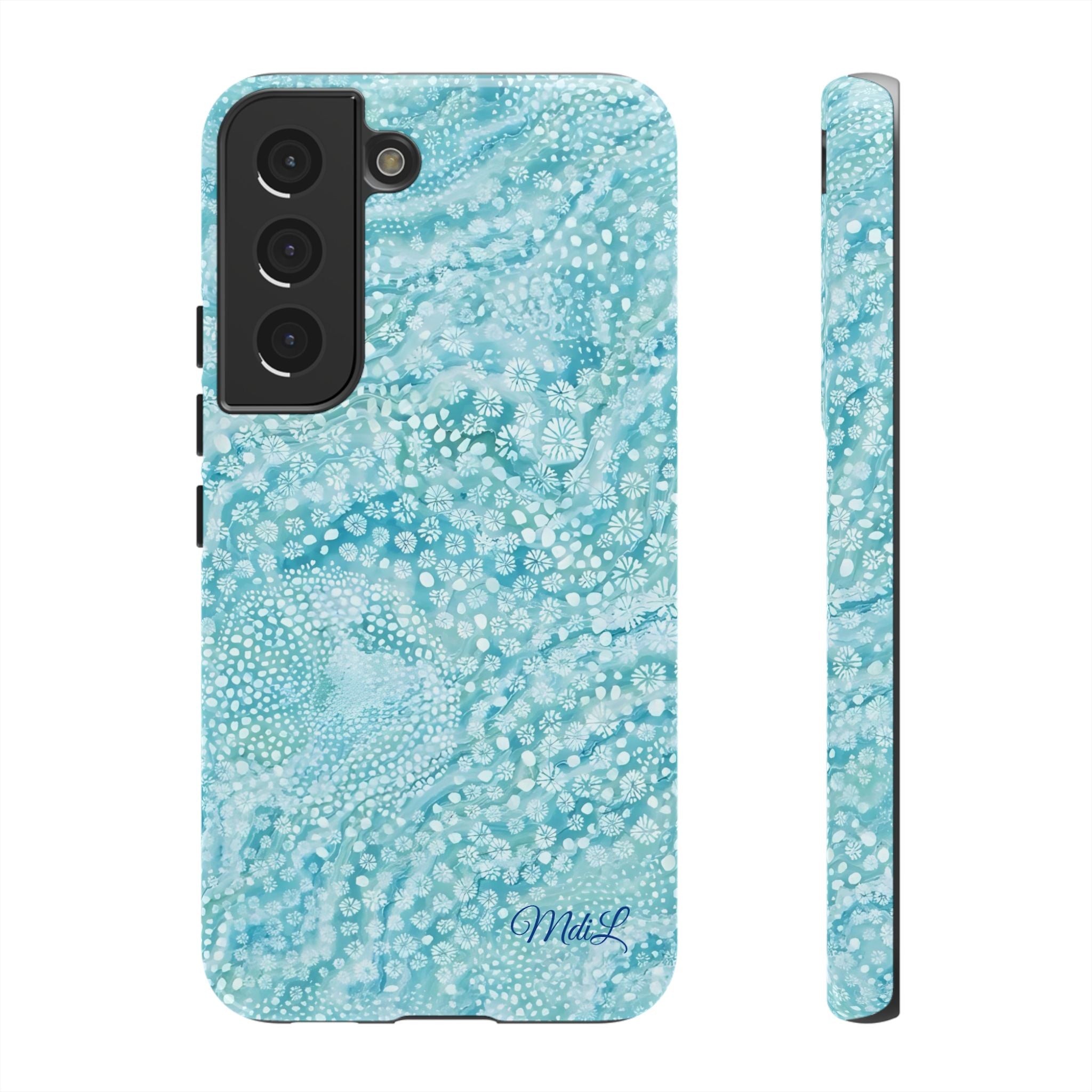 Teal Florals