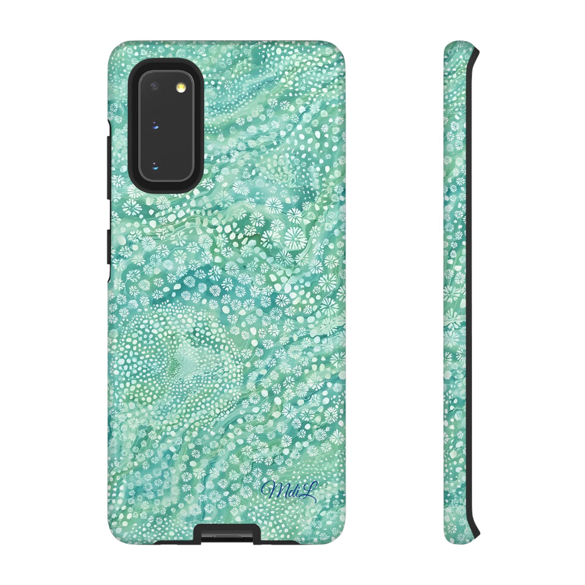 Teal Florals