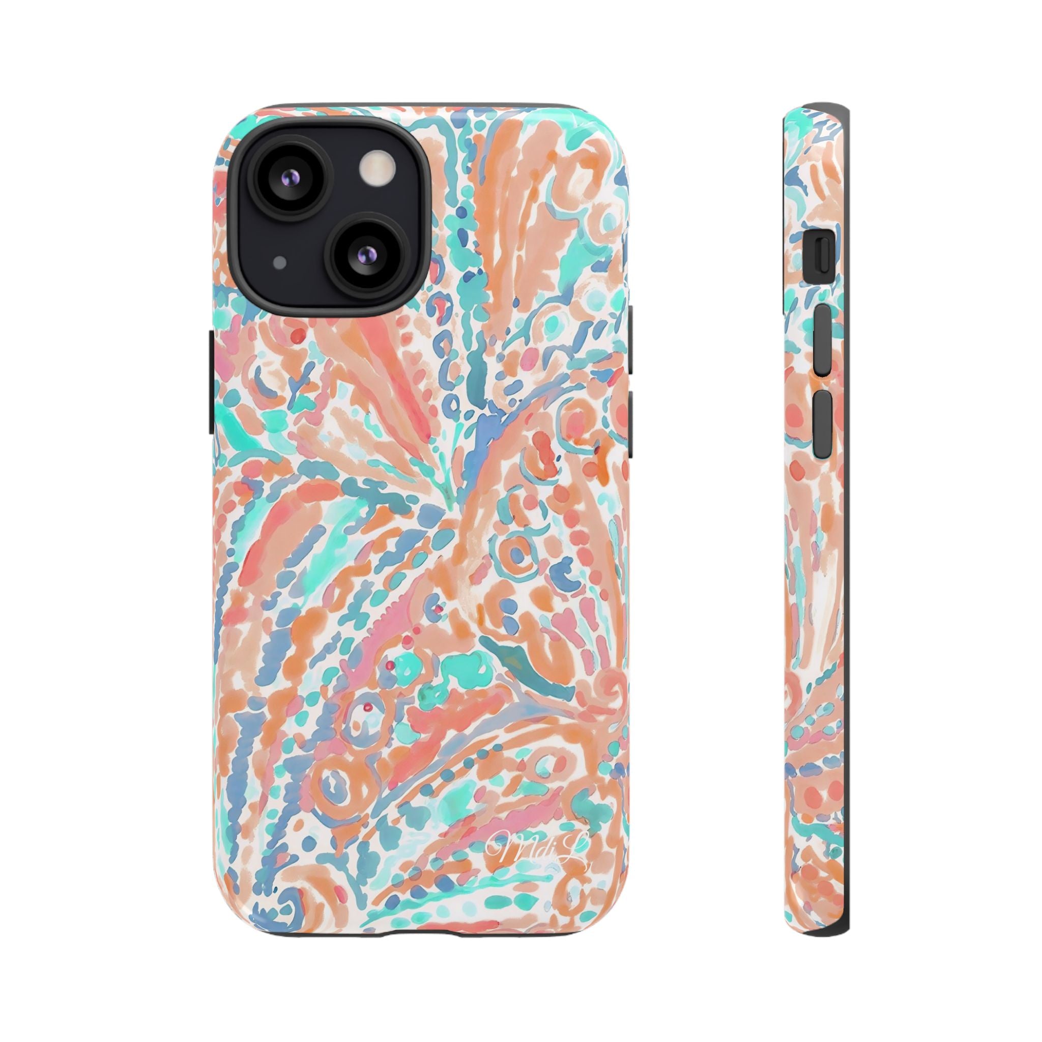 Coral & Teal
