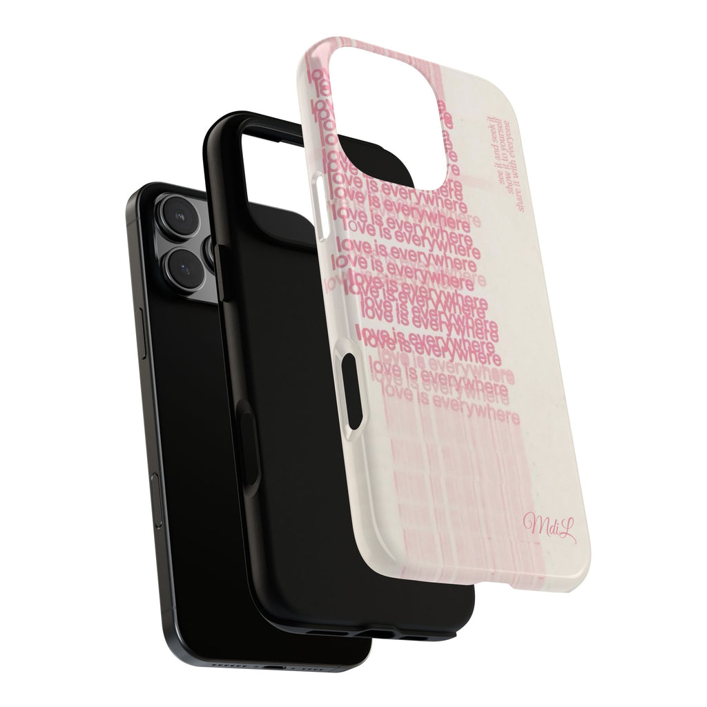 Love is Everywhere | Pink and White - Mare di Luna