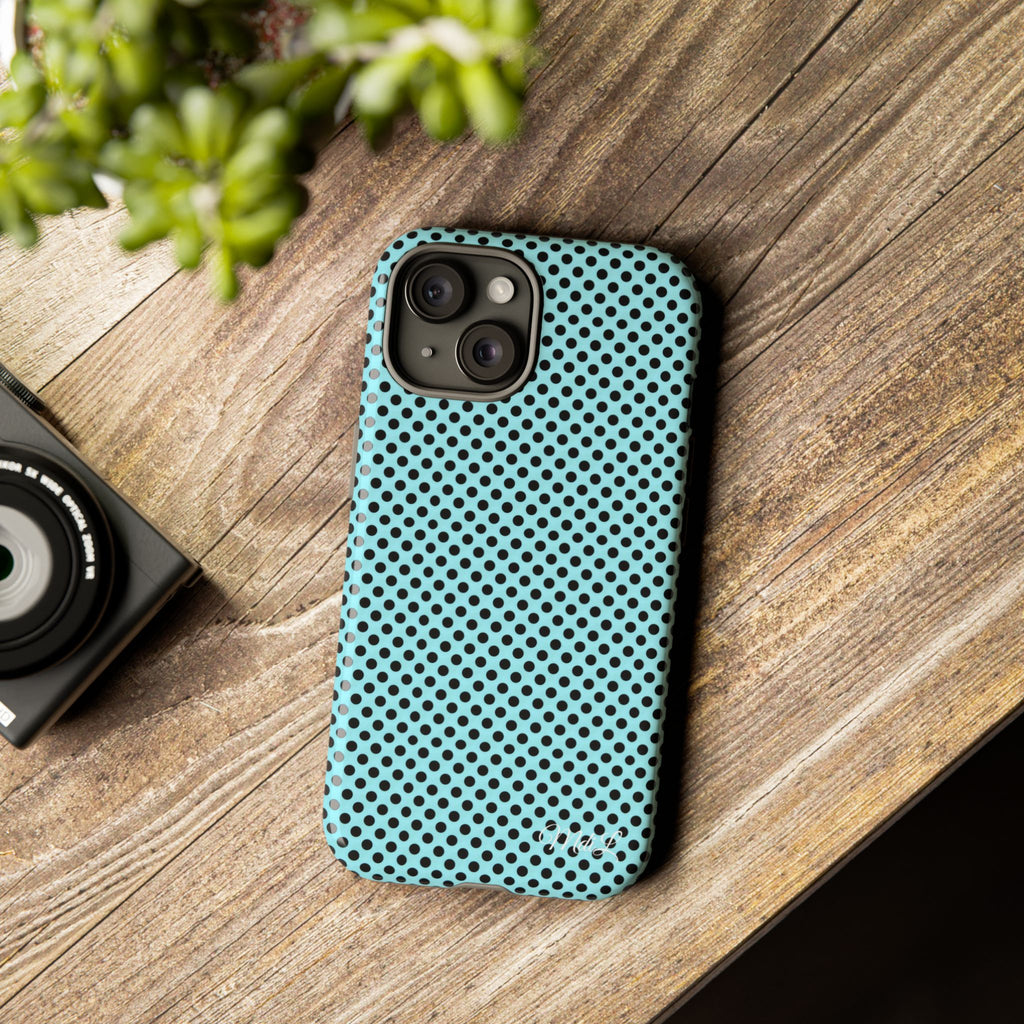 Polka Dots | Black and Blue - Mare di Luna