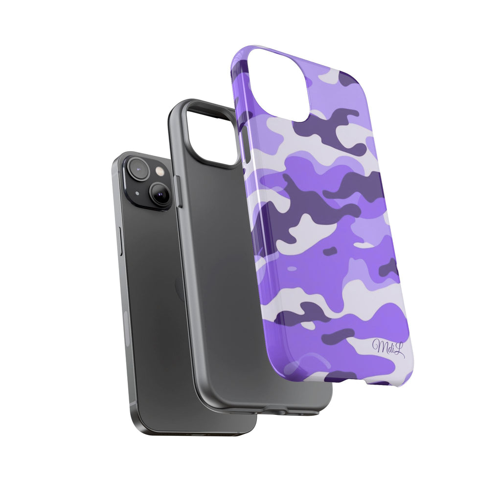 Purple Camo iPhone Case