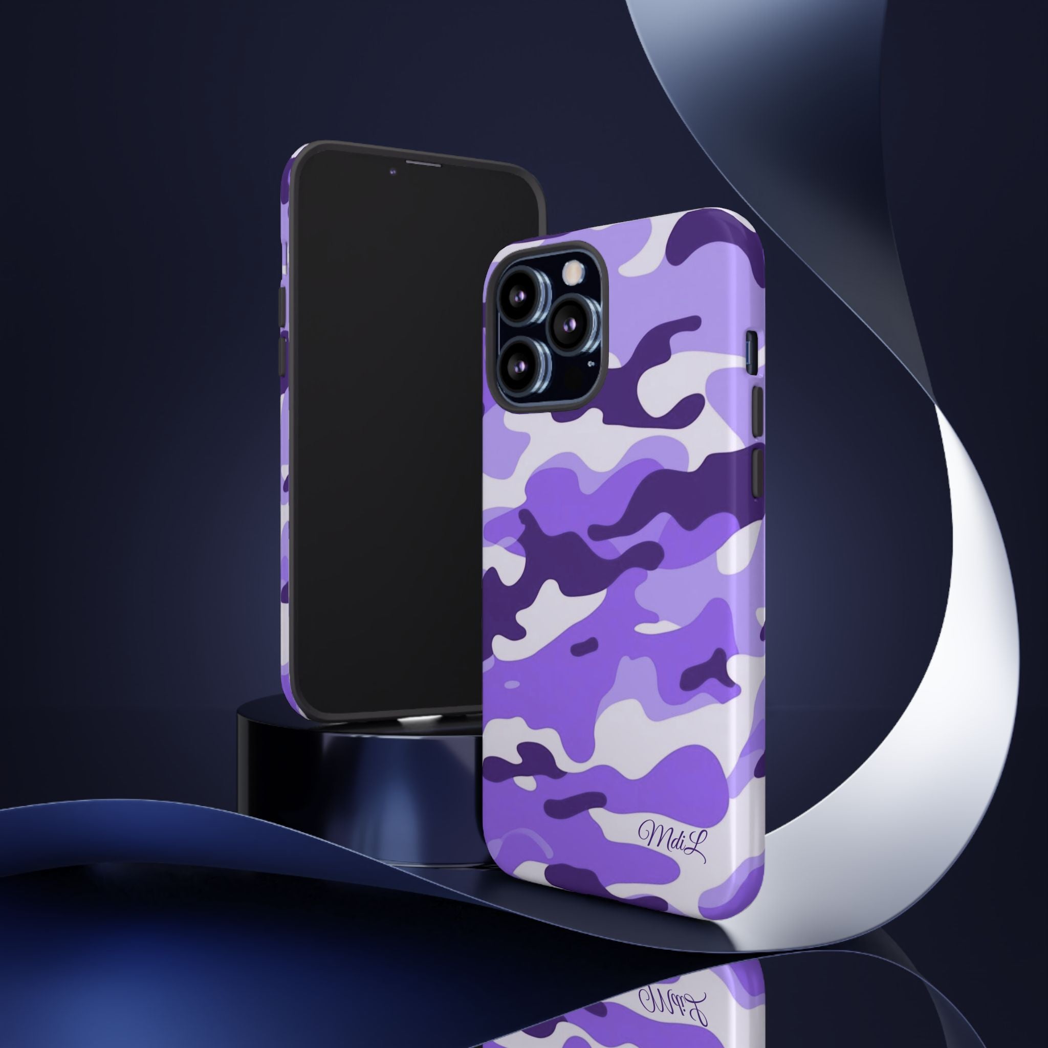 Purple Camo iPhone Case