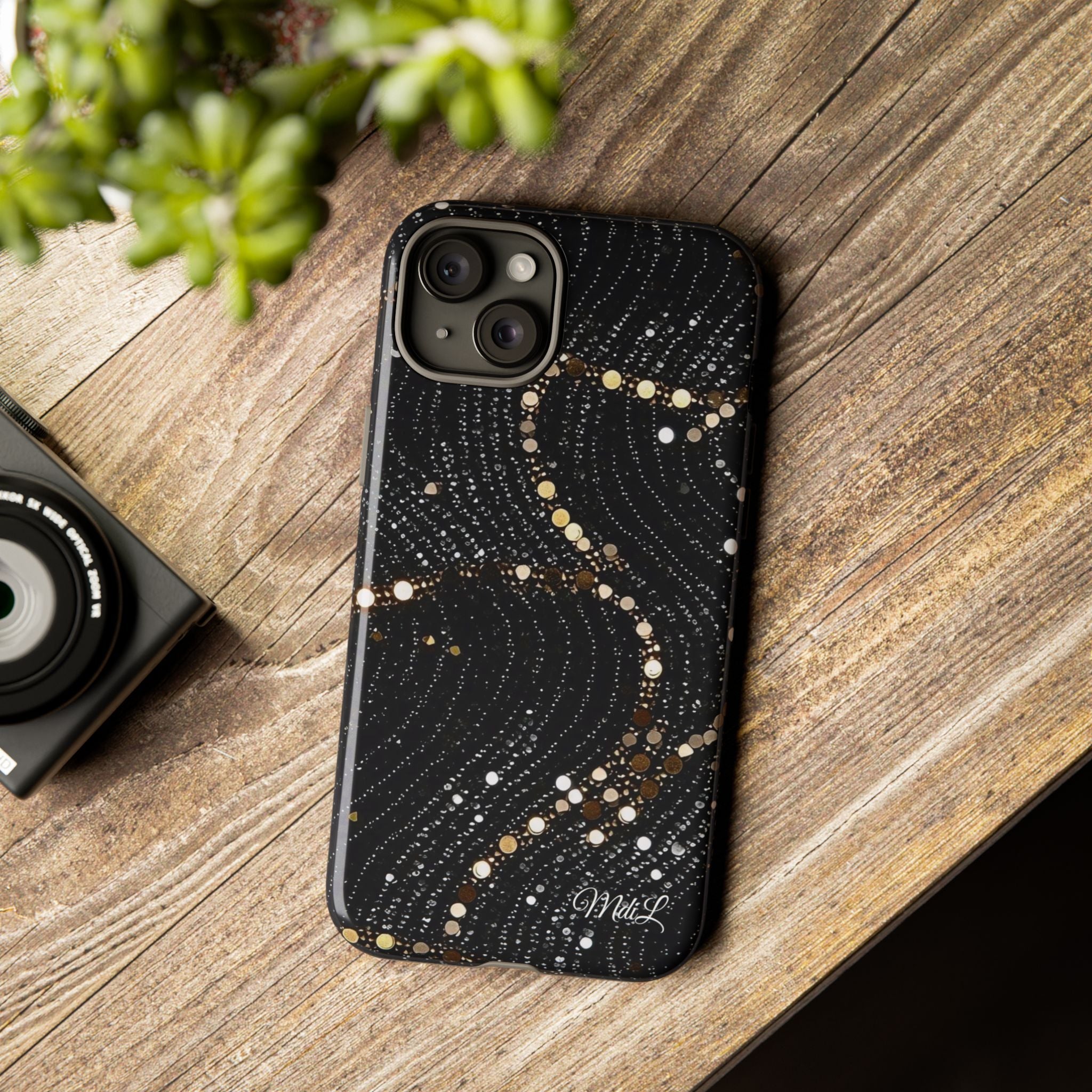 Sequin | Black and Gold - Mare di Luna
