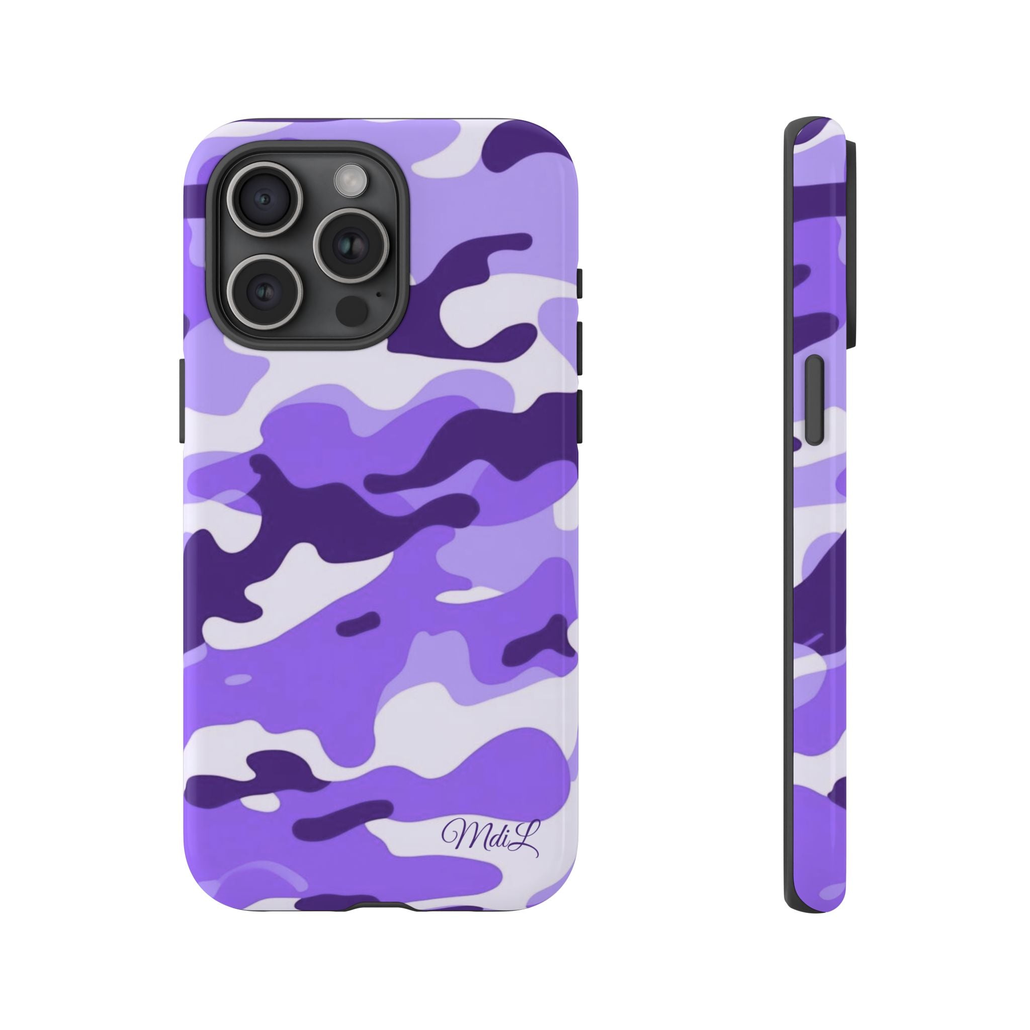Purple Camo iPhone Case