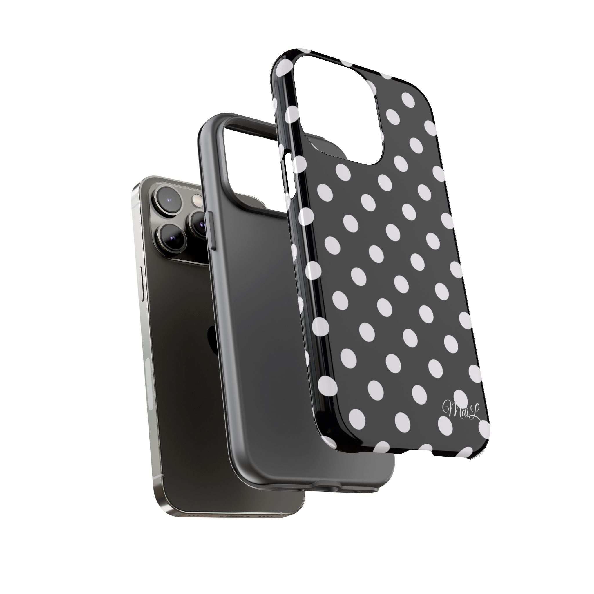 Polka Dots | White and Black - Mare di Luna