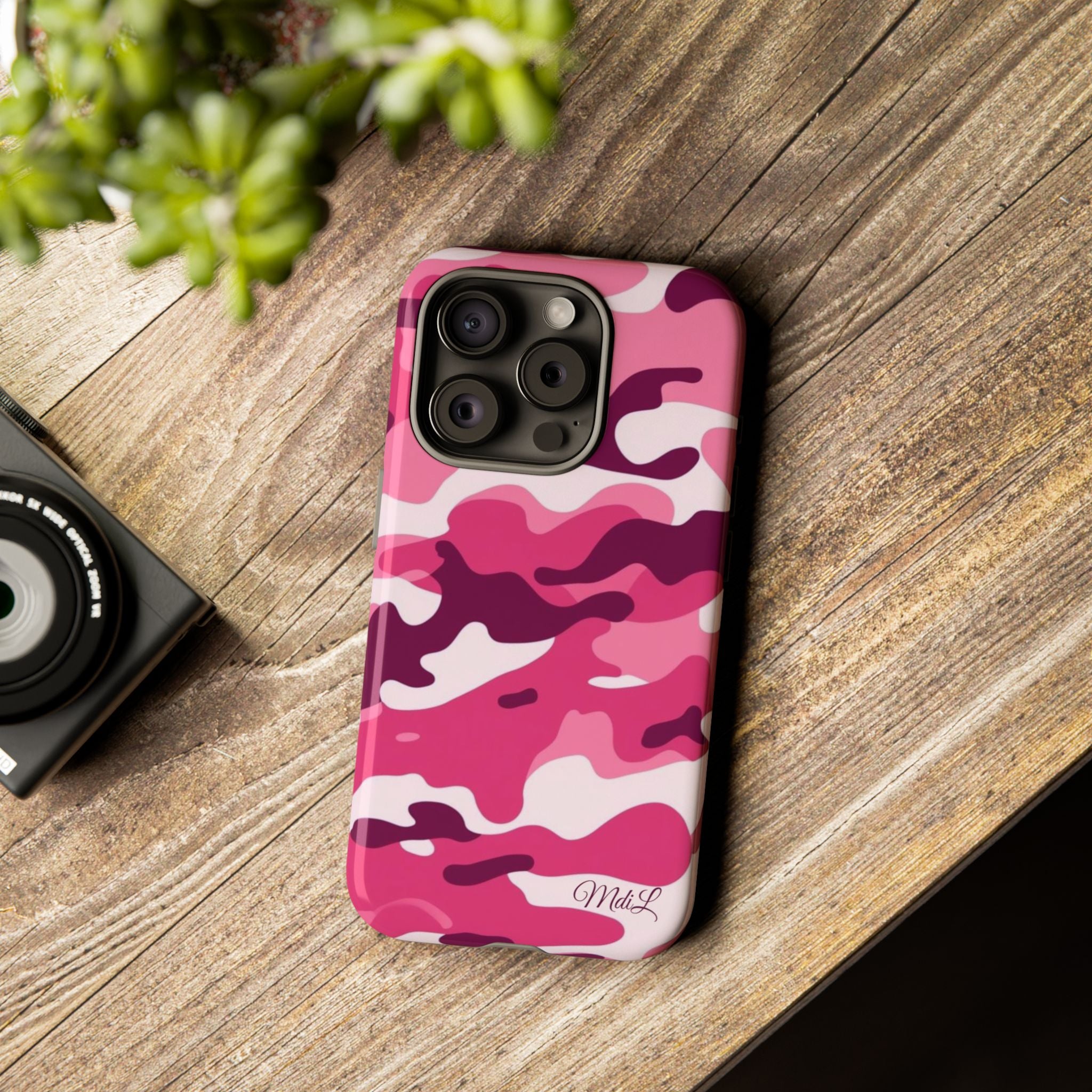 Pink Camo iPhone Case