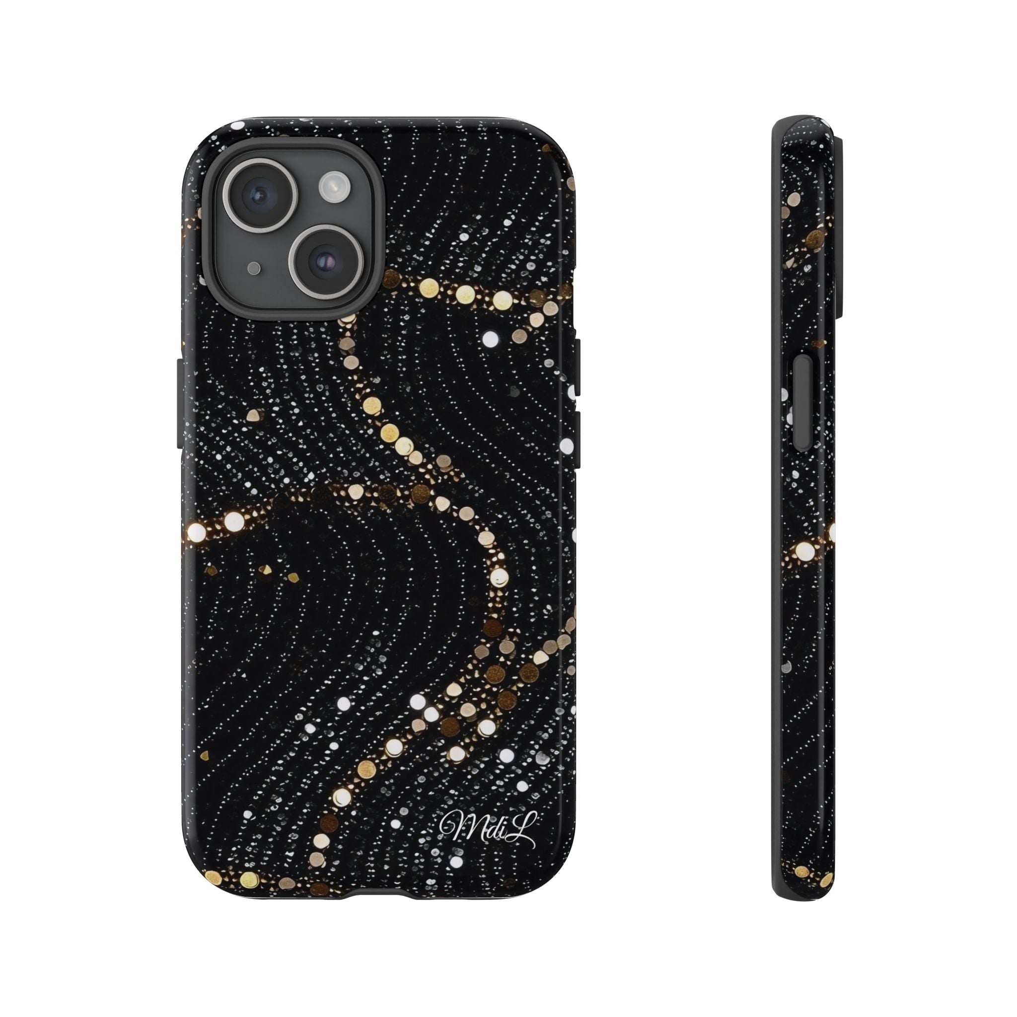 Sequin | Black and Gold - Mare di Luna